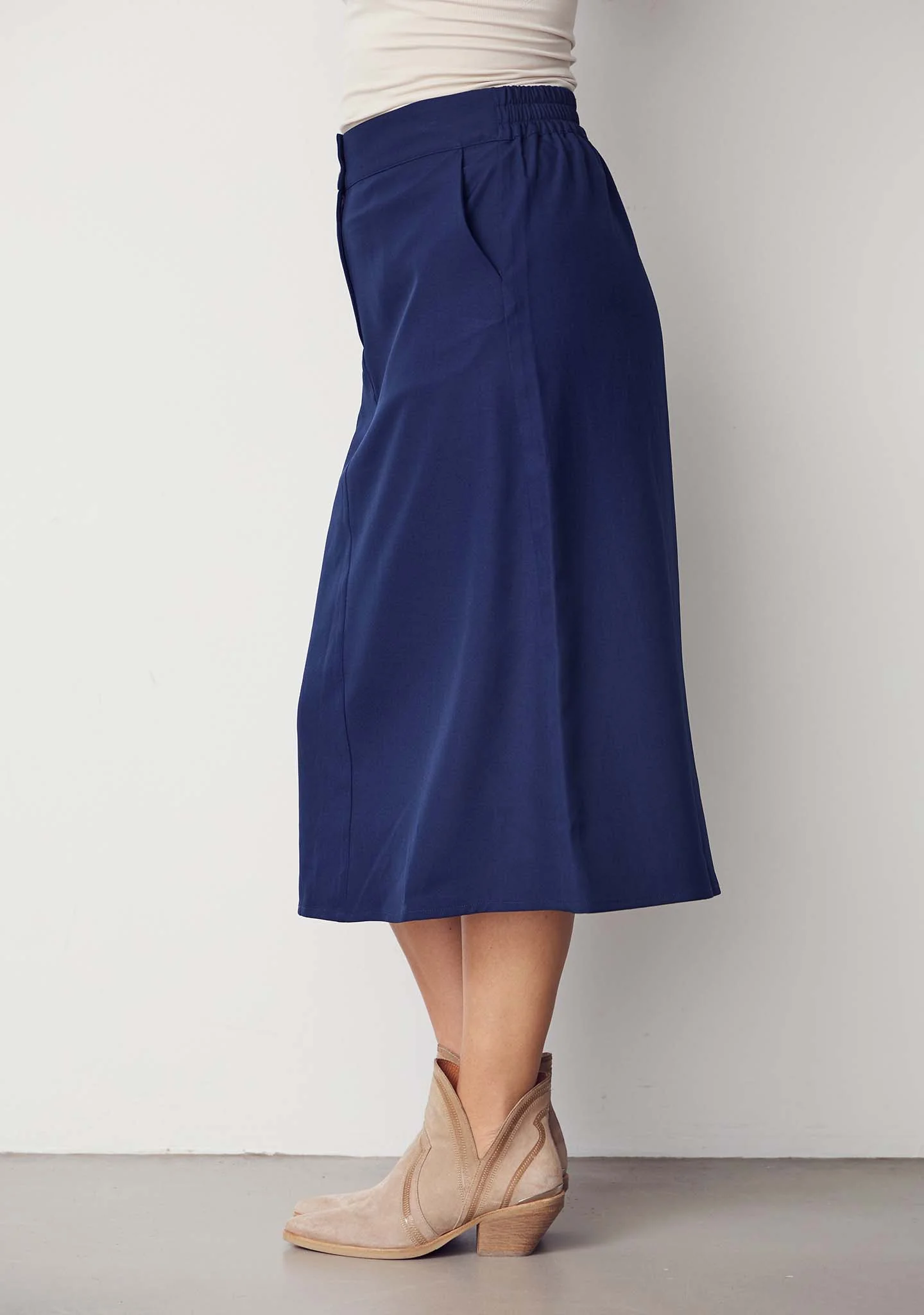 Liona Skirt - Navy - Image 2
