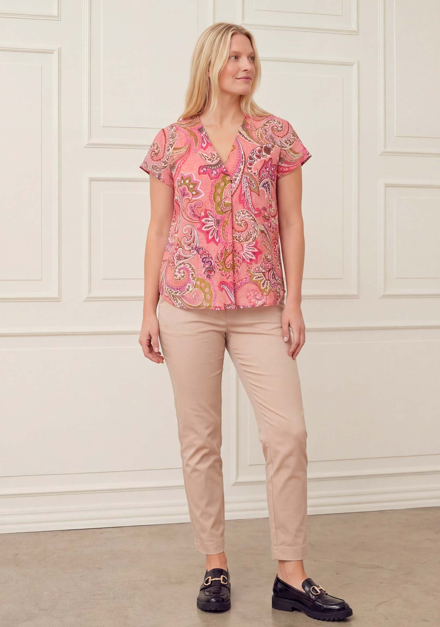 Lotta Top - Rose Paisley - Image 4