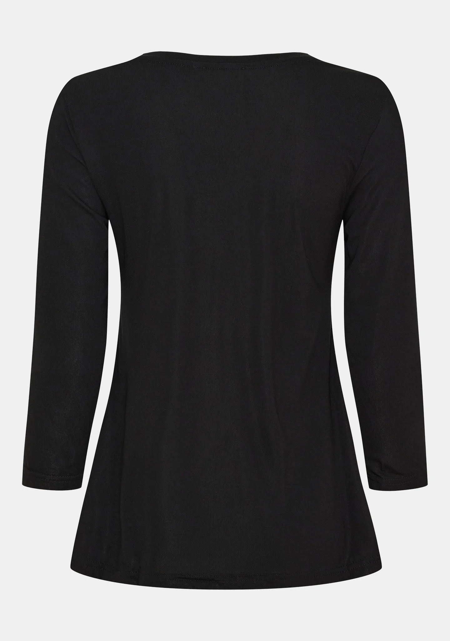Louis 3/4 Sleeve Blouse - Black - Image 3