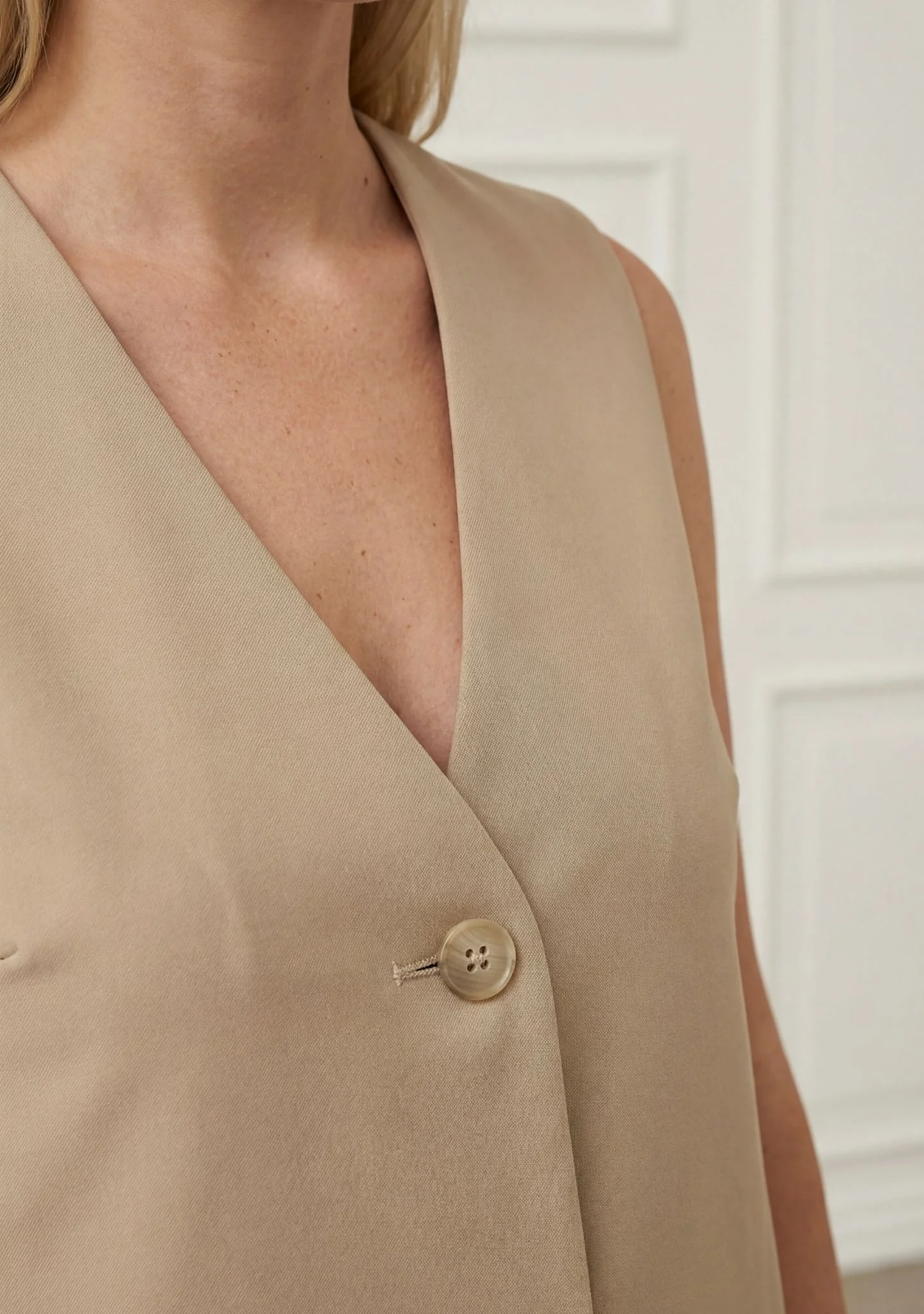 Majse Waistcoat - Classic Camel - Image 4