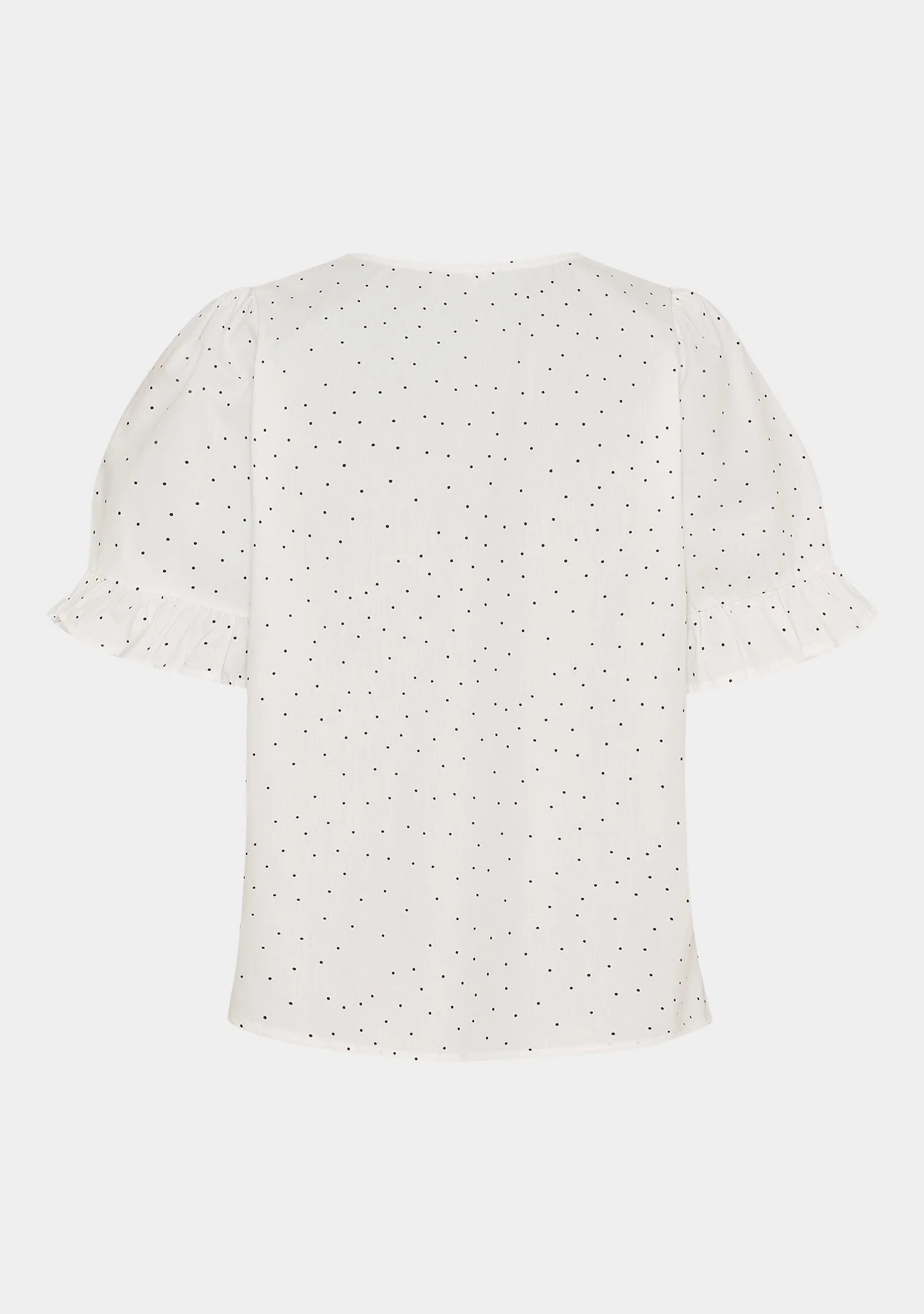 Molly Blouse - White w/Black - Image 5