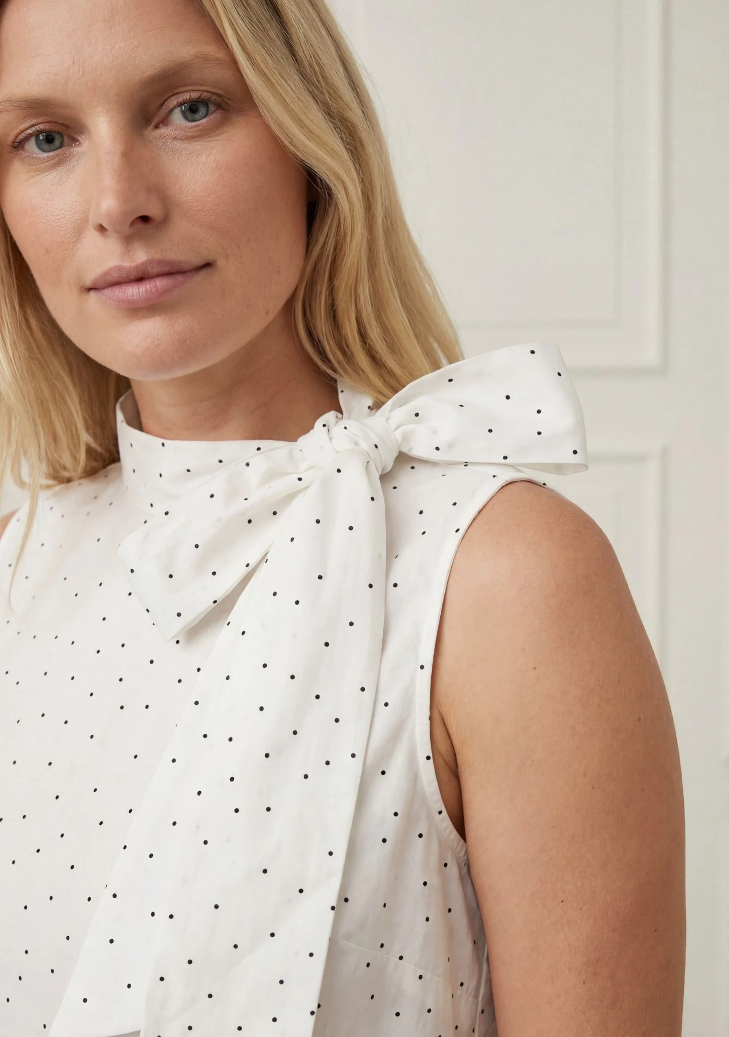 Molly Top - White w/Black - Image 2