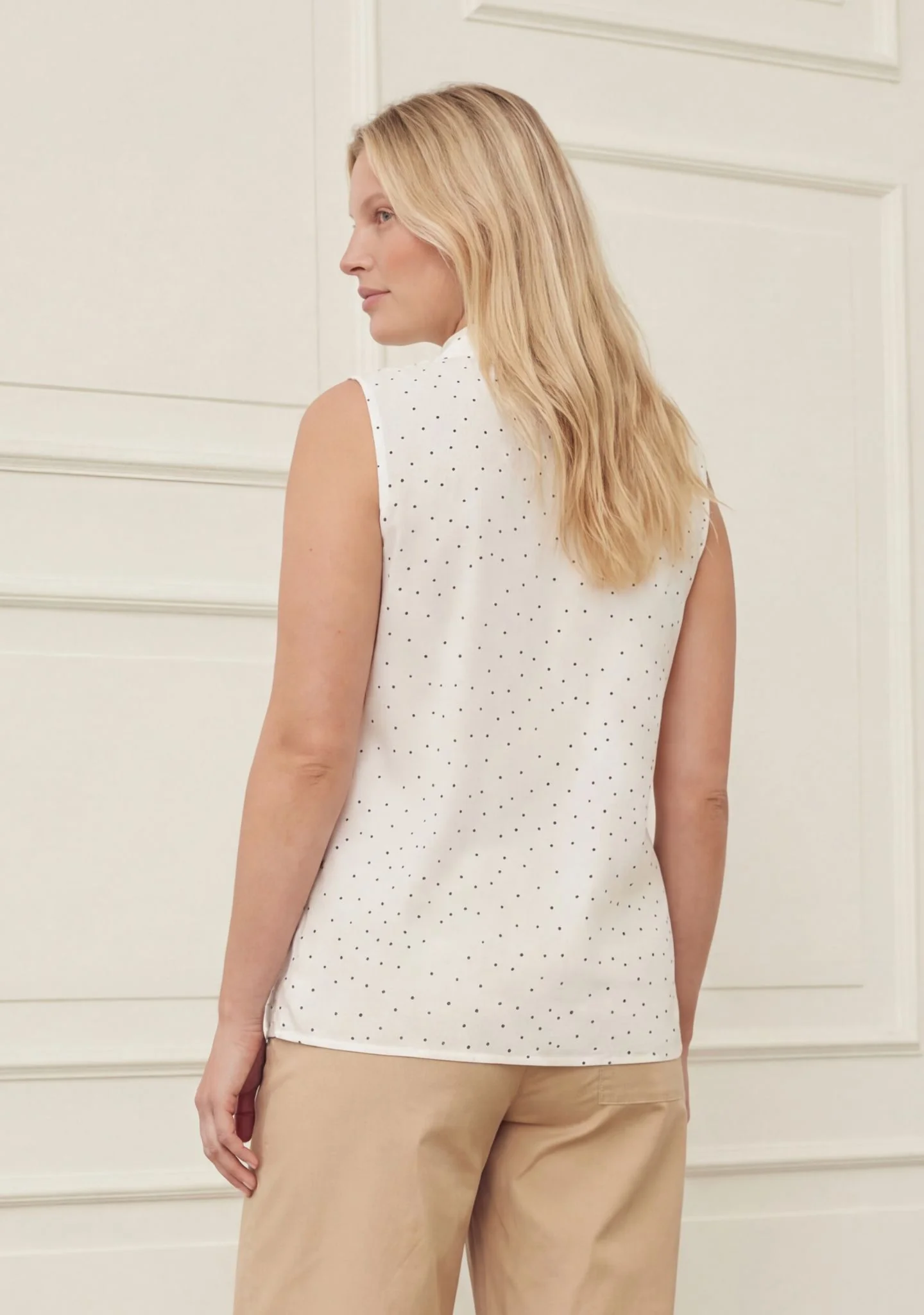 Molly Top - White w/Black - Image 3