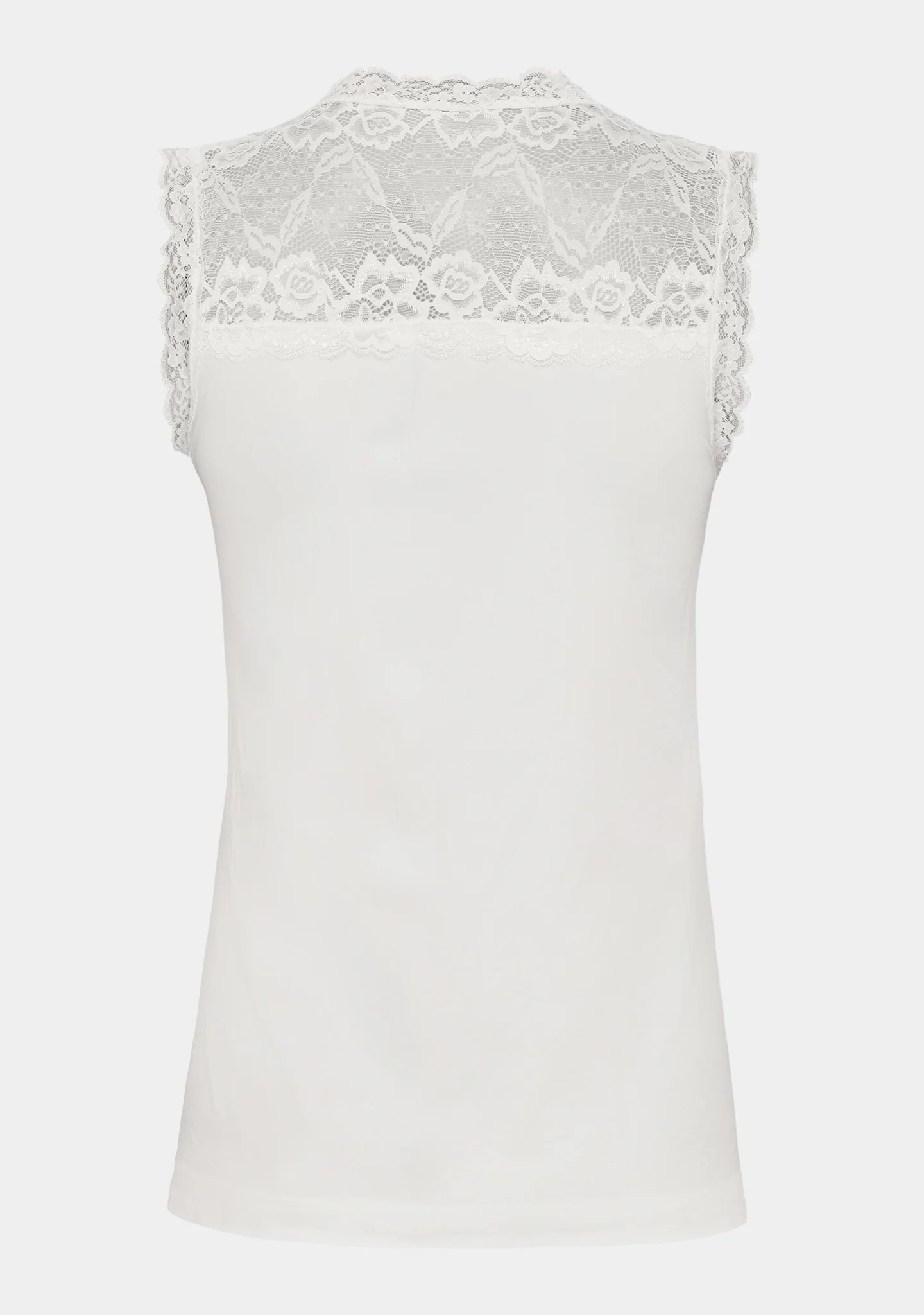 Nilla Highneck Top - Broken White - Image 5