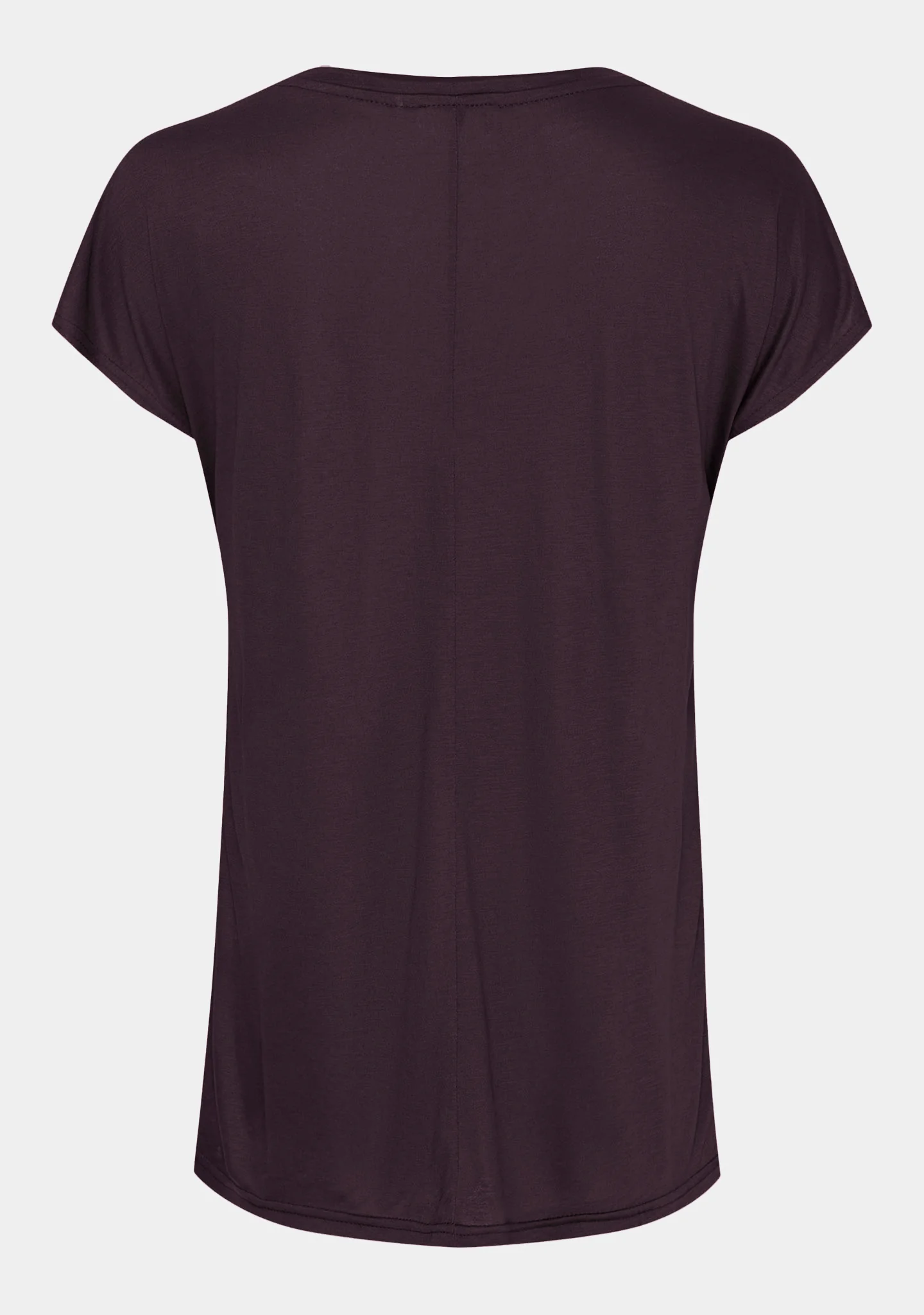 Nugga V-Neck T-Shirt - Aubergine - Image 5