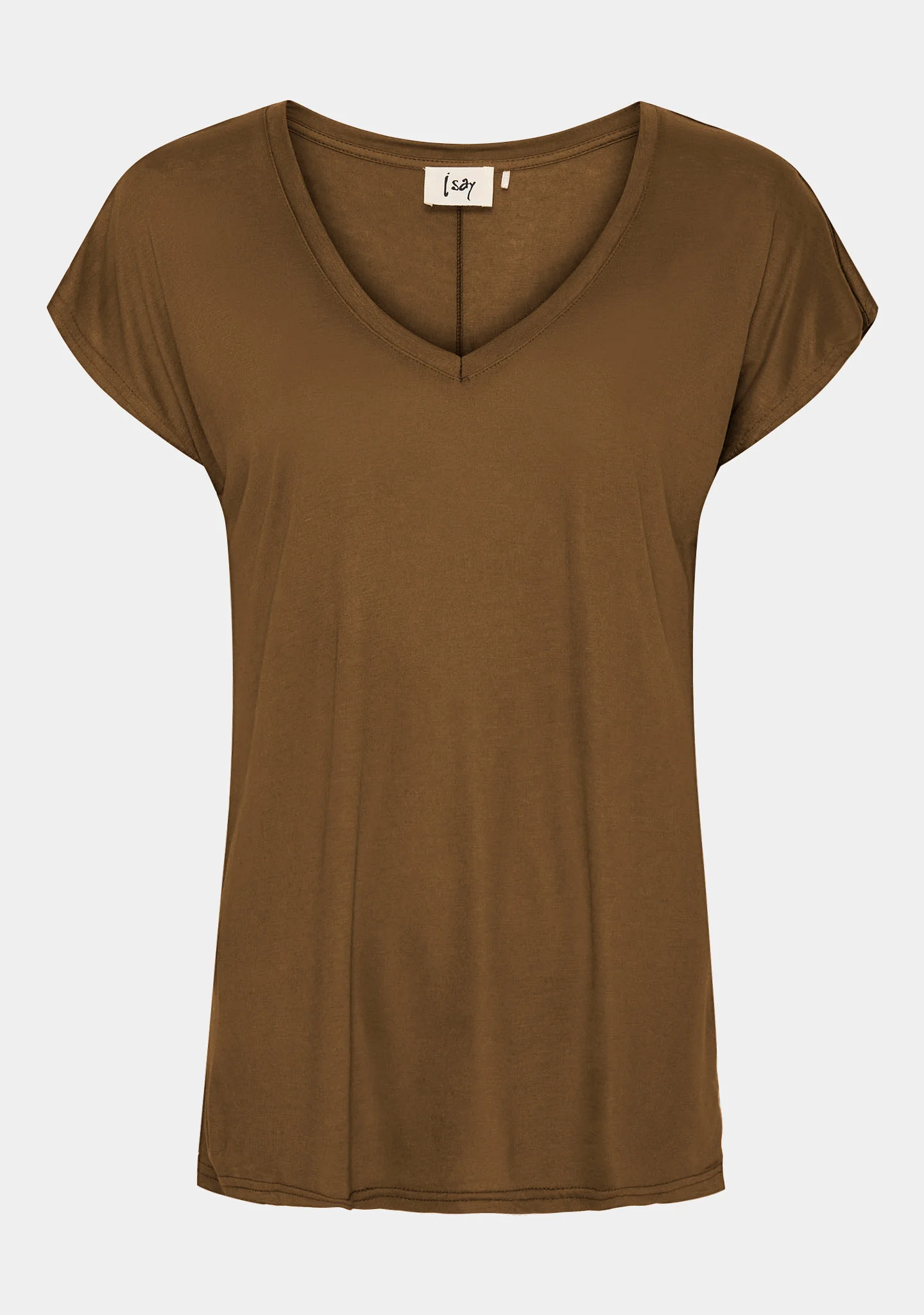 Nugga V-Neck T-Shirt - Toffee - Image 4