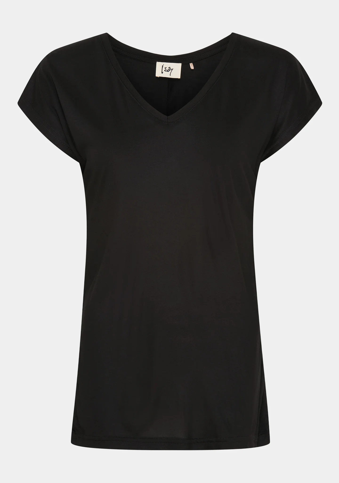 Nugga V-Neck T-Shirt - Black - Image 3