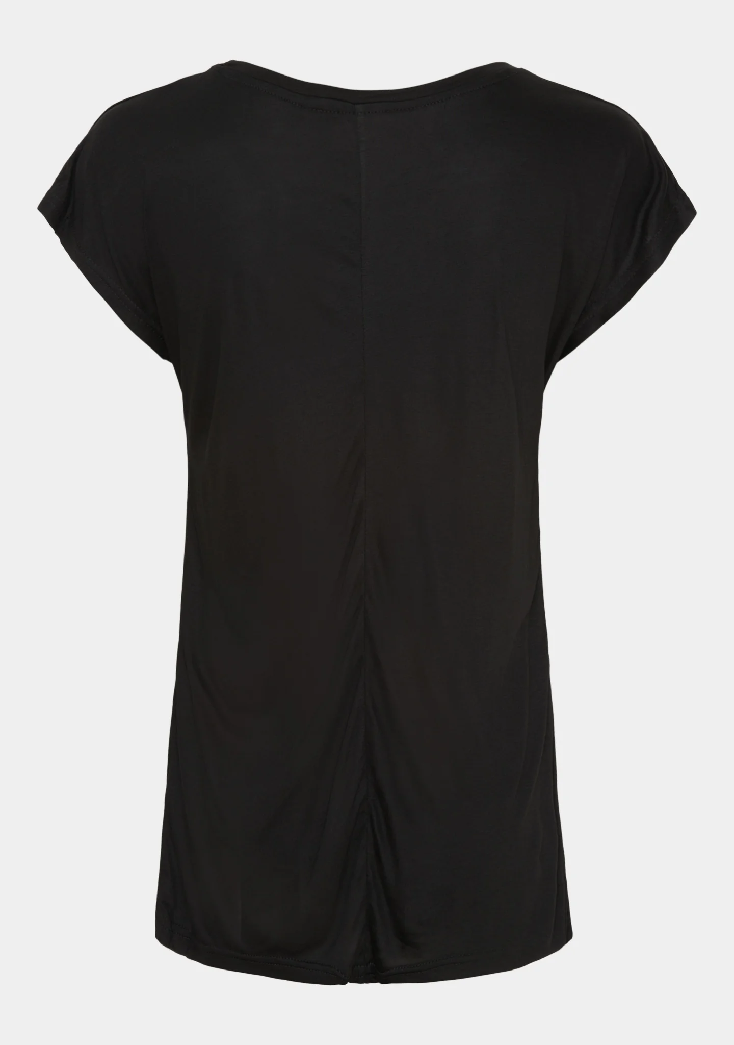 Nugga V-Neck T-Shirt - Black - Image 4
