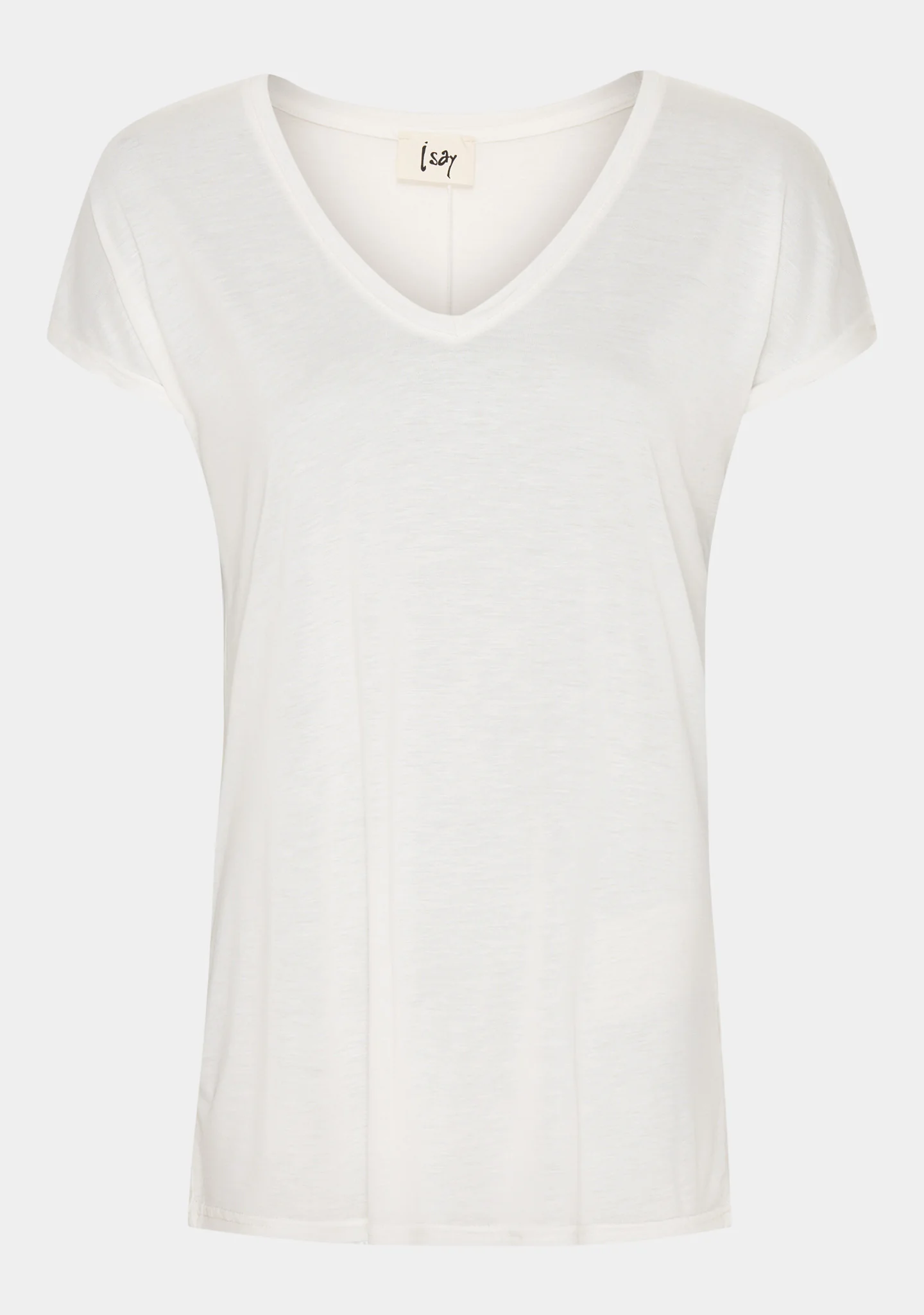 Nugga V-Neck T-Shirt - Broken White - Image 4