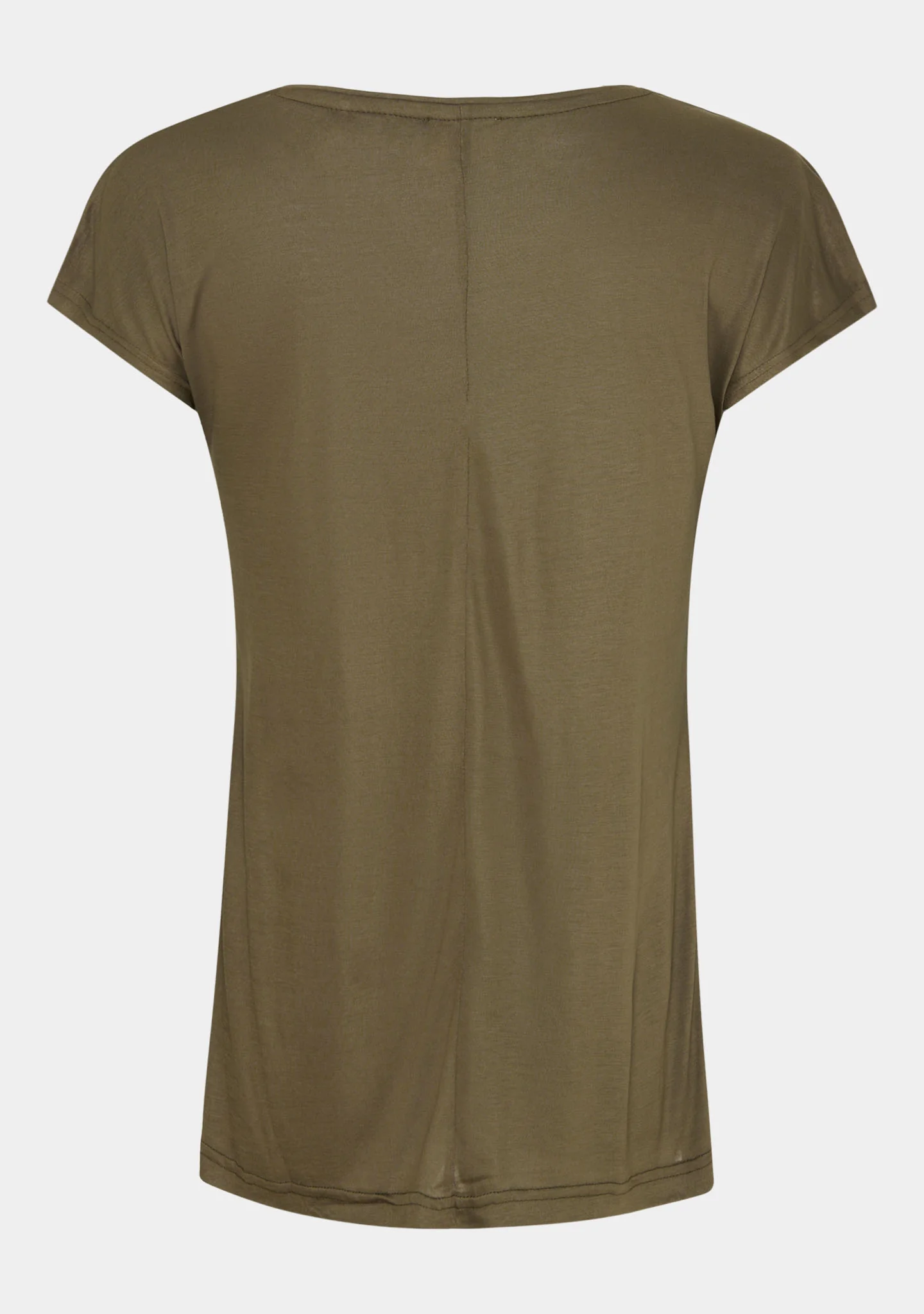 Nugga V-Neck T-Shirt - Khaki - Image 4