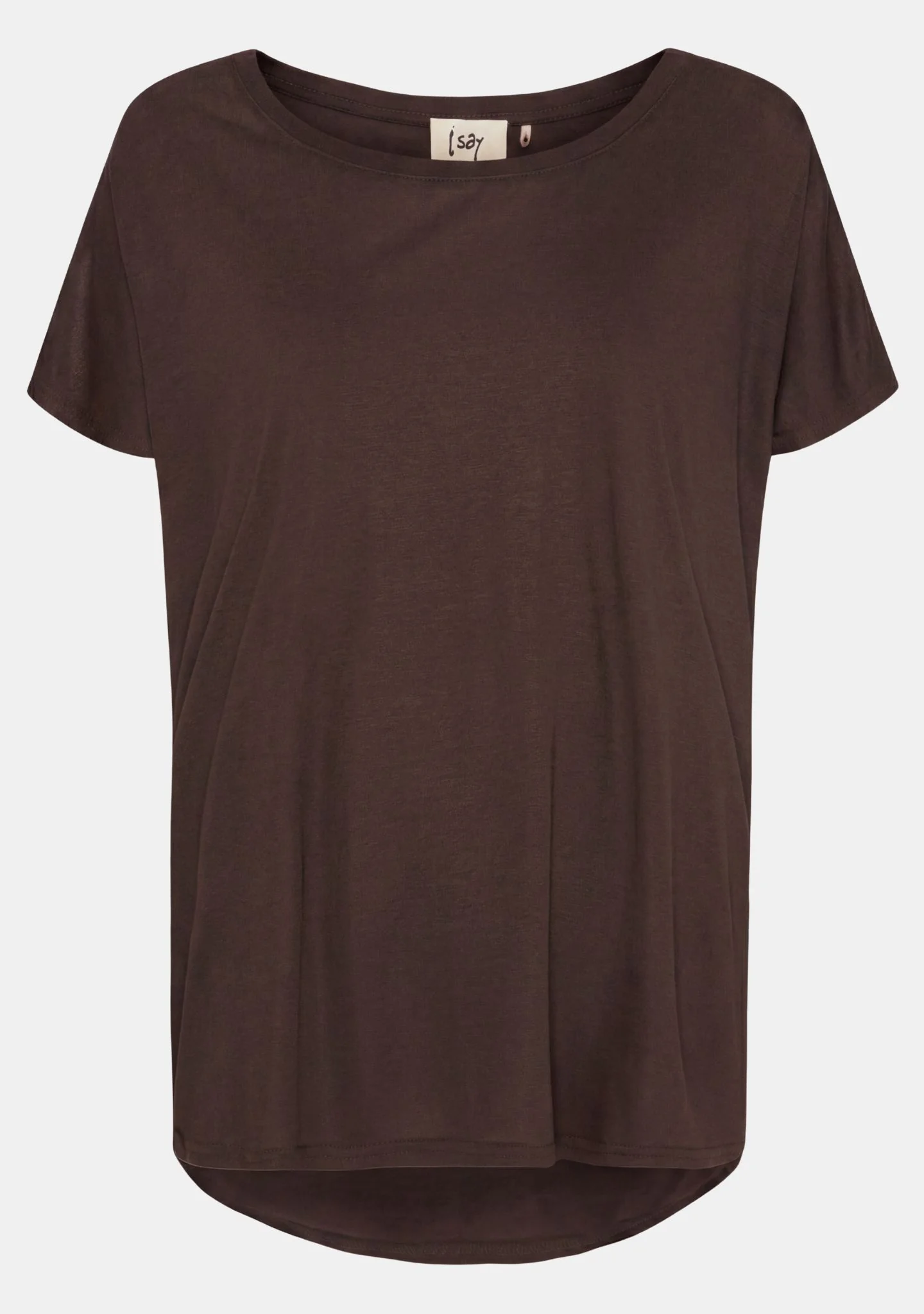 Nugga Viscose T-Shirt - Dark brown - Image 6