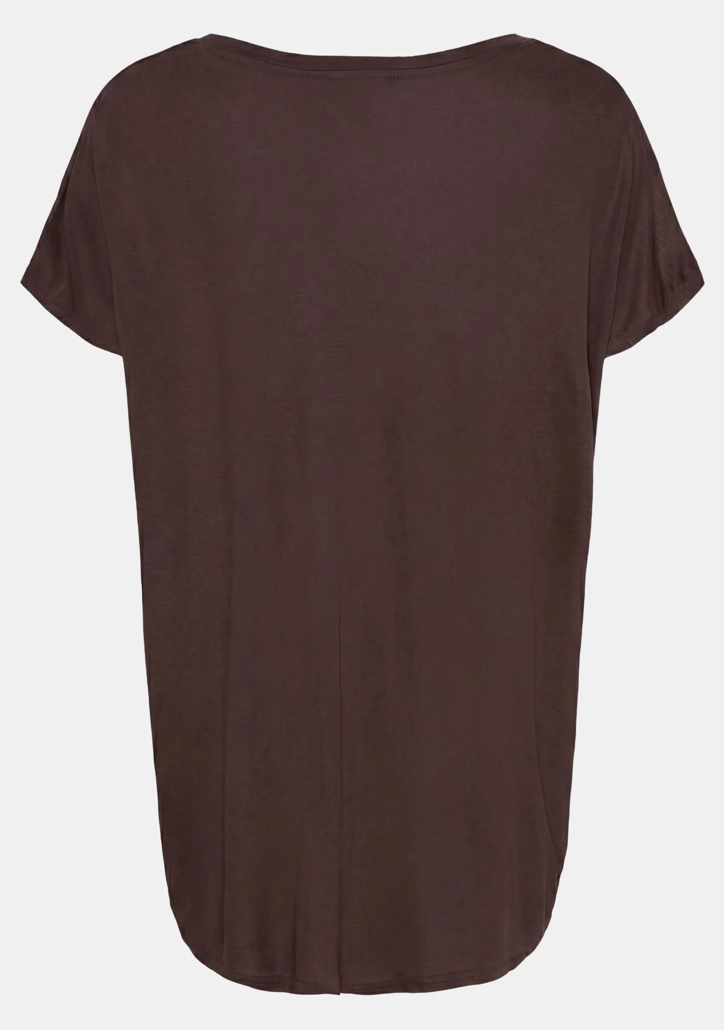 Nugga Viscose T-Shirt - Dark brown - Image 7