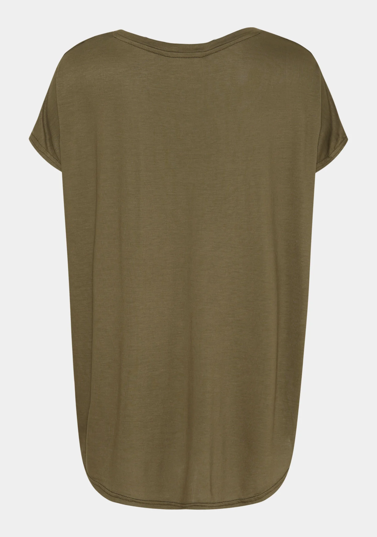 Nugga Viscose T-Shirt - Khaki - Image 6