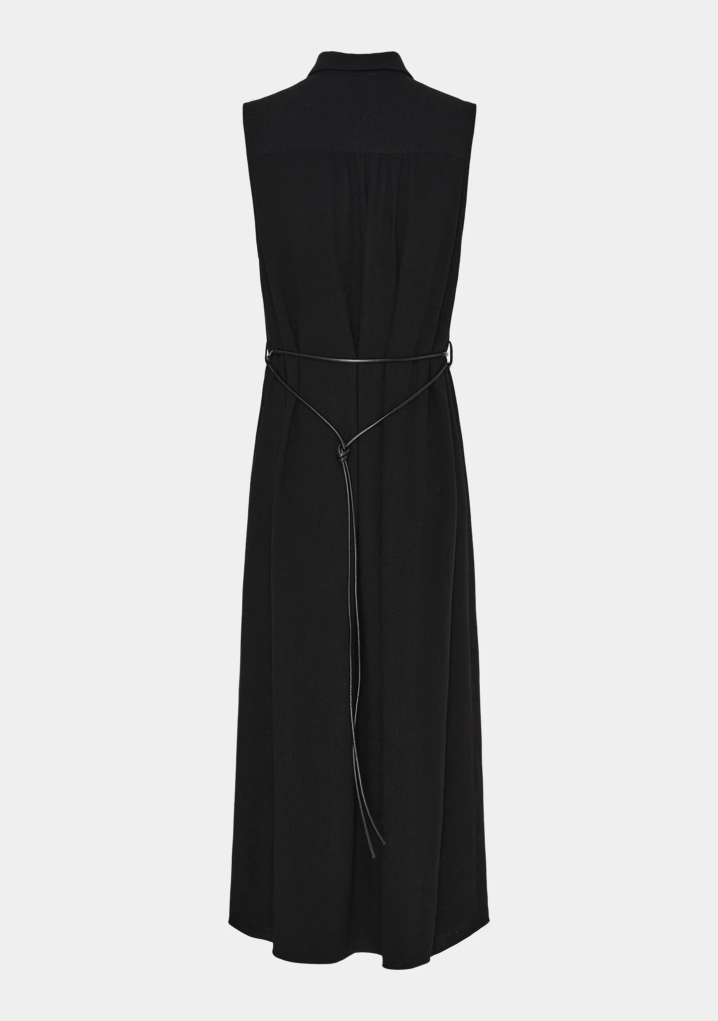 Pearl Belt Dress - Black - Image 3