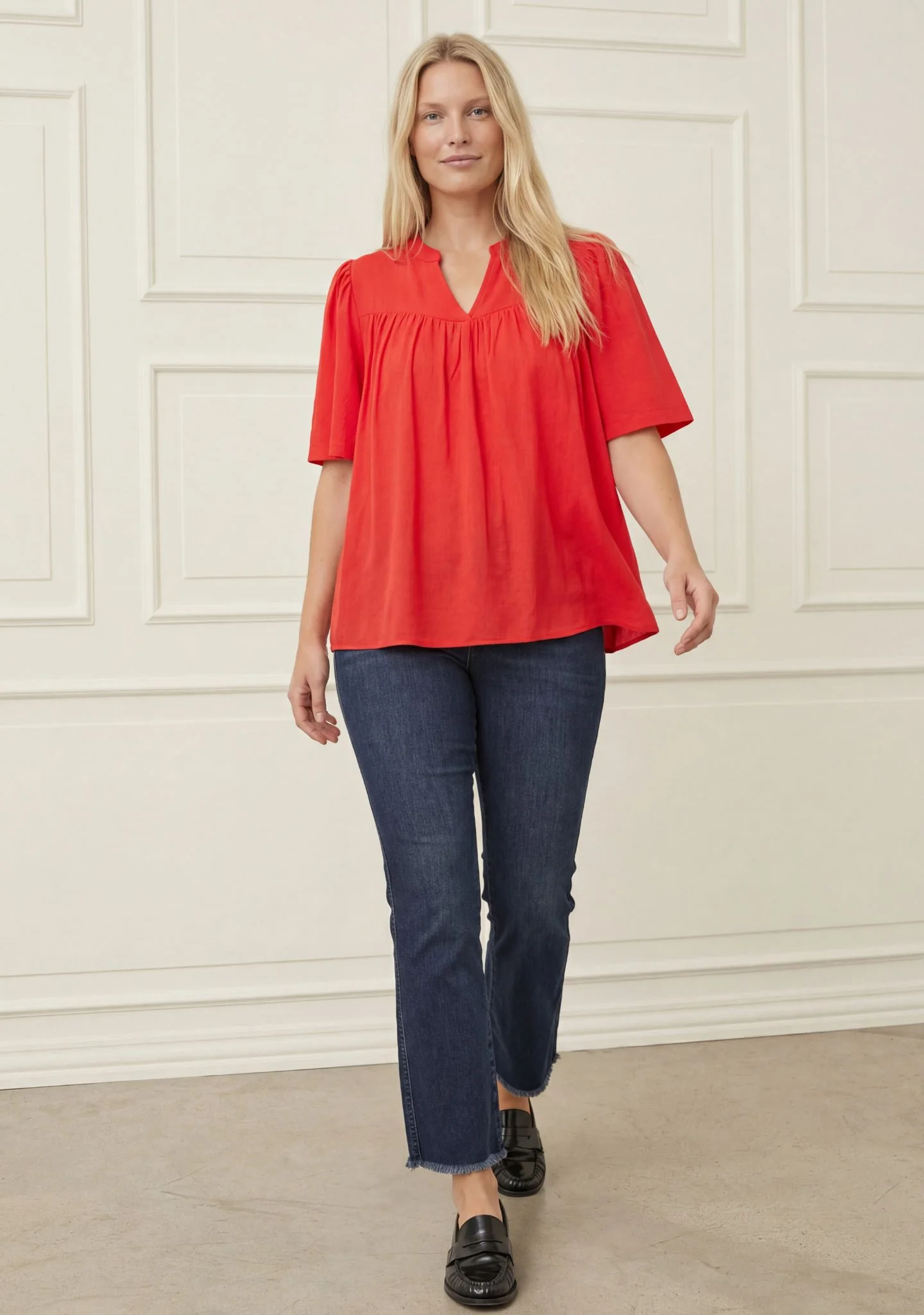 Pearl Blouse - Raspberry - Image 3