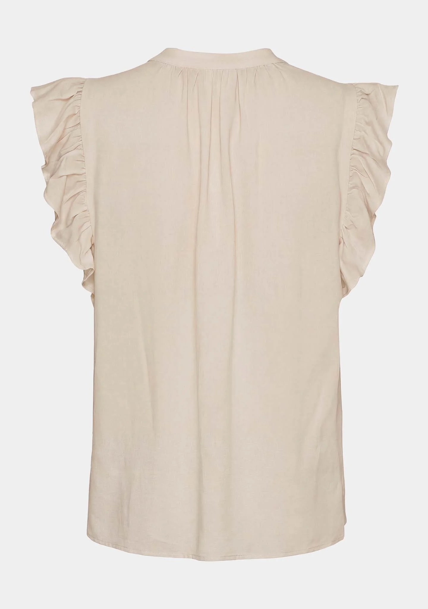 Pearl Flounce Top - Sand - Image 6
