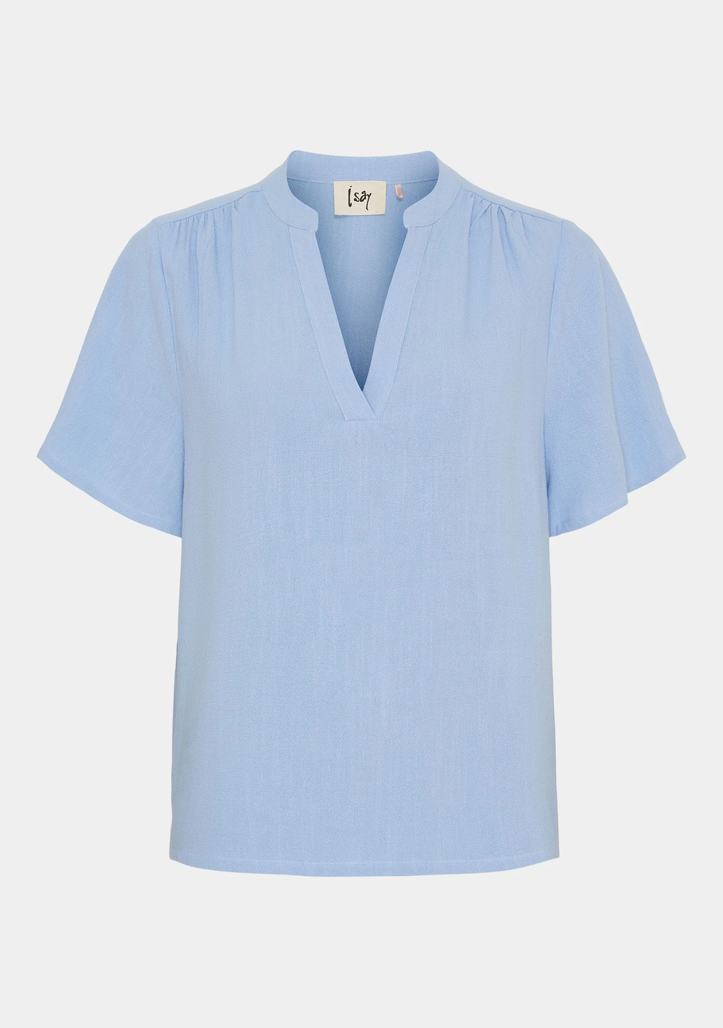 Pearl s/s Blouse - Light blue - Image 4