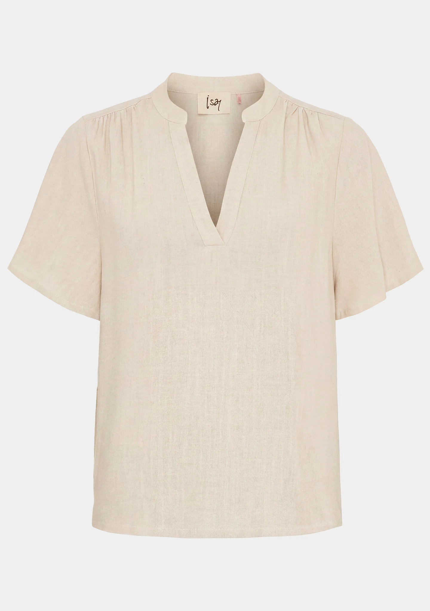 Pearl s/s Blouse - Sand - Image 5