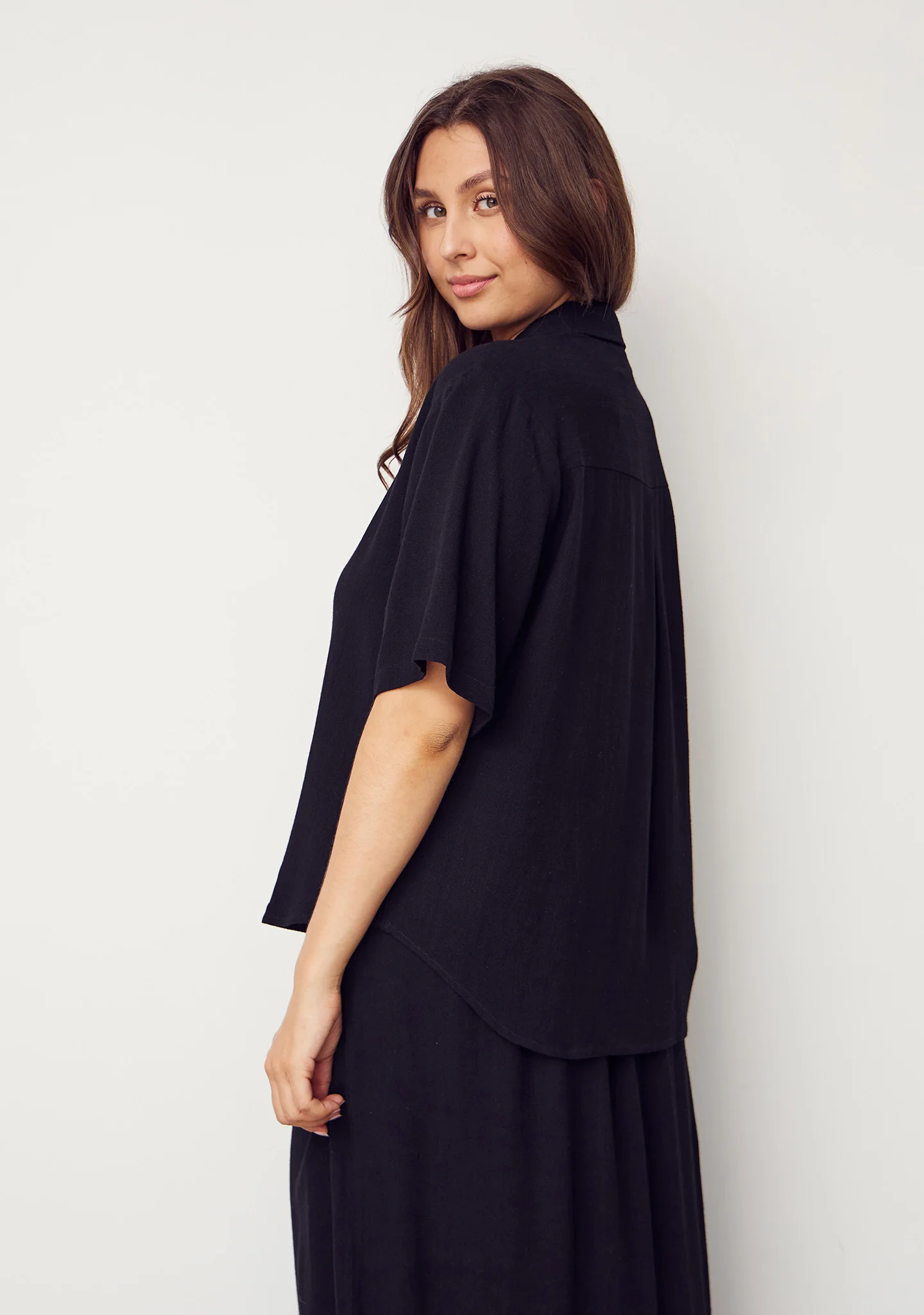 Pearl s/s Shirt - Black - Image 3