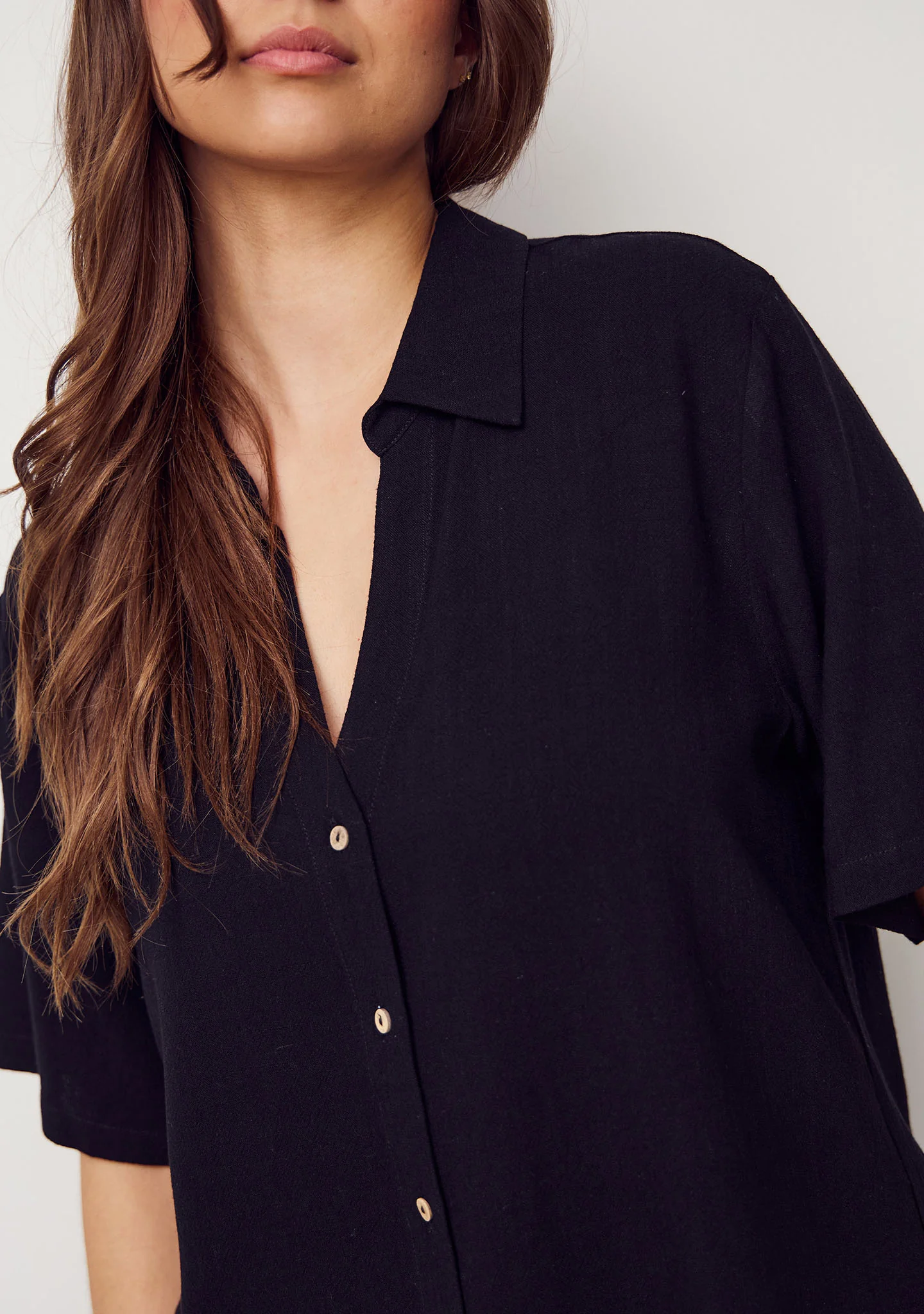Pearl s/s Shirt - Black - Image 4