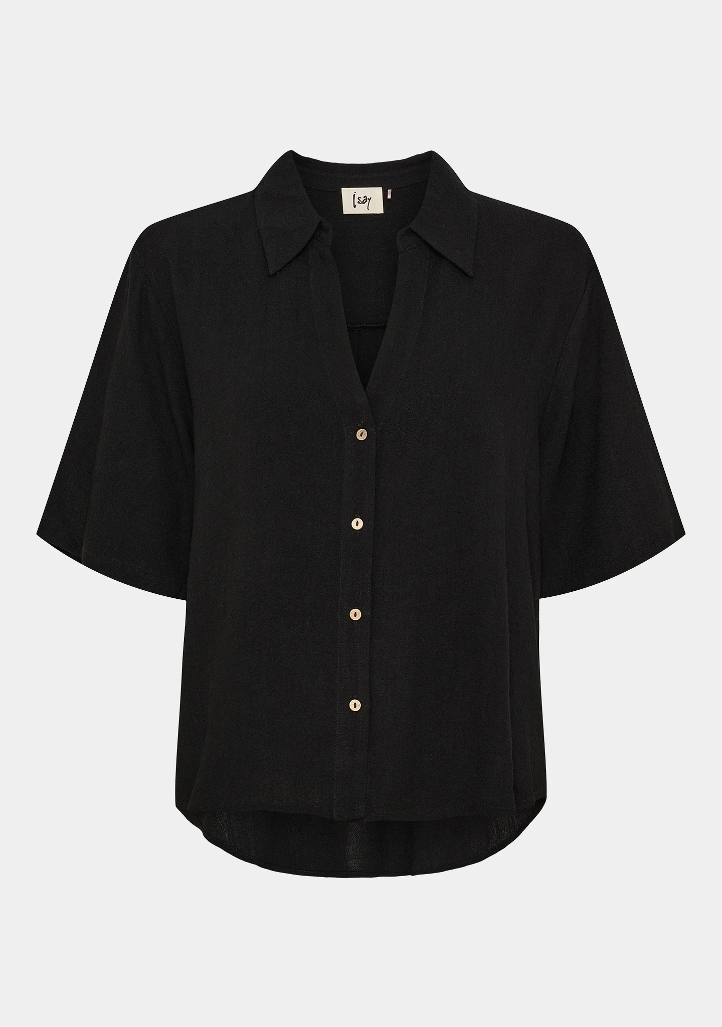 Pearl s/s Shirt - Black - Image 5