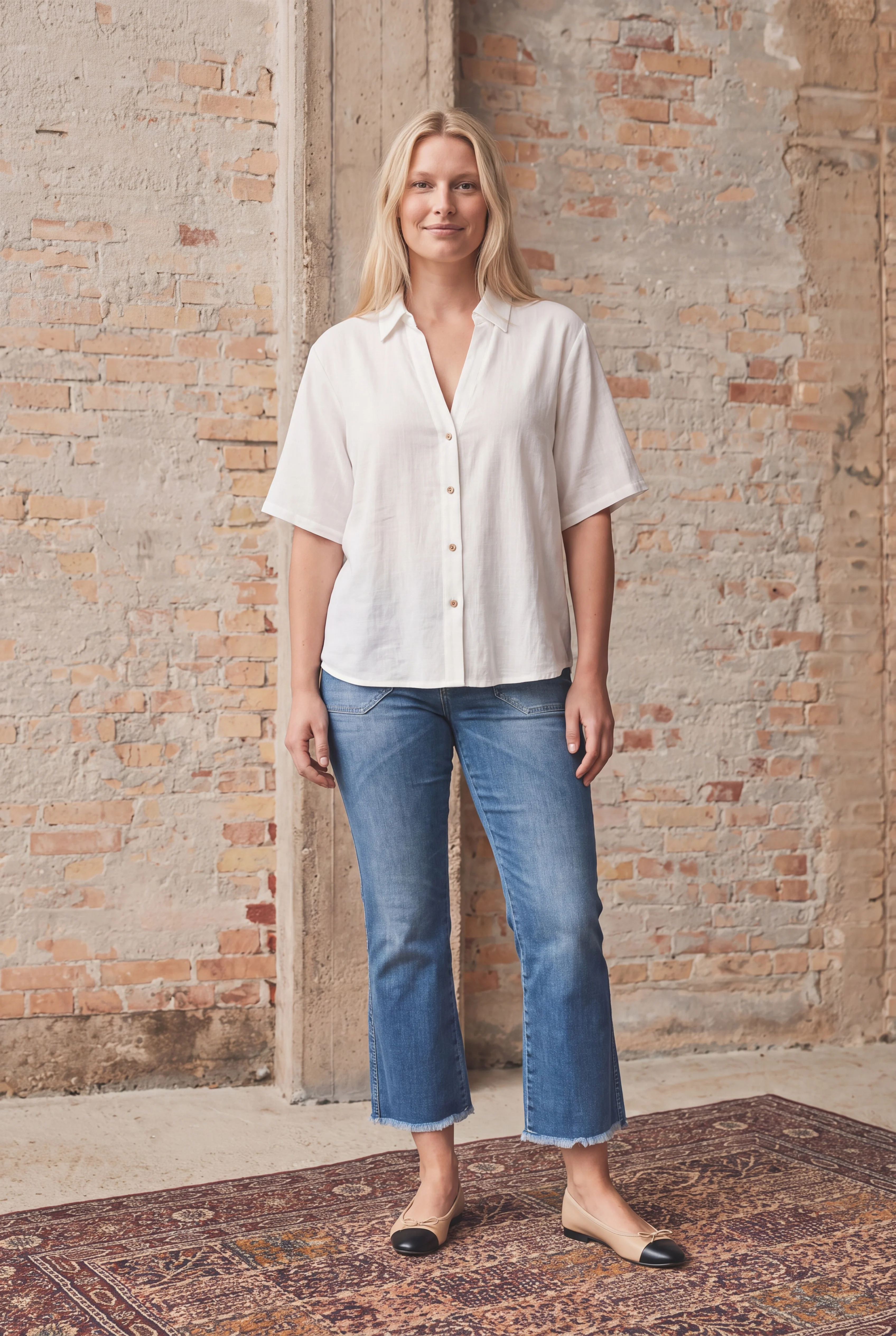 Pearl s/s Shirt - Broken White - Image 2