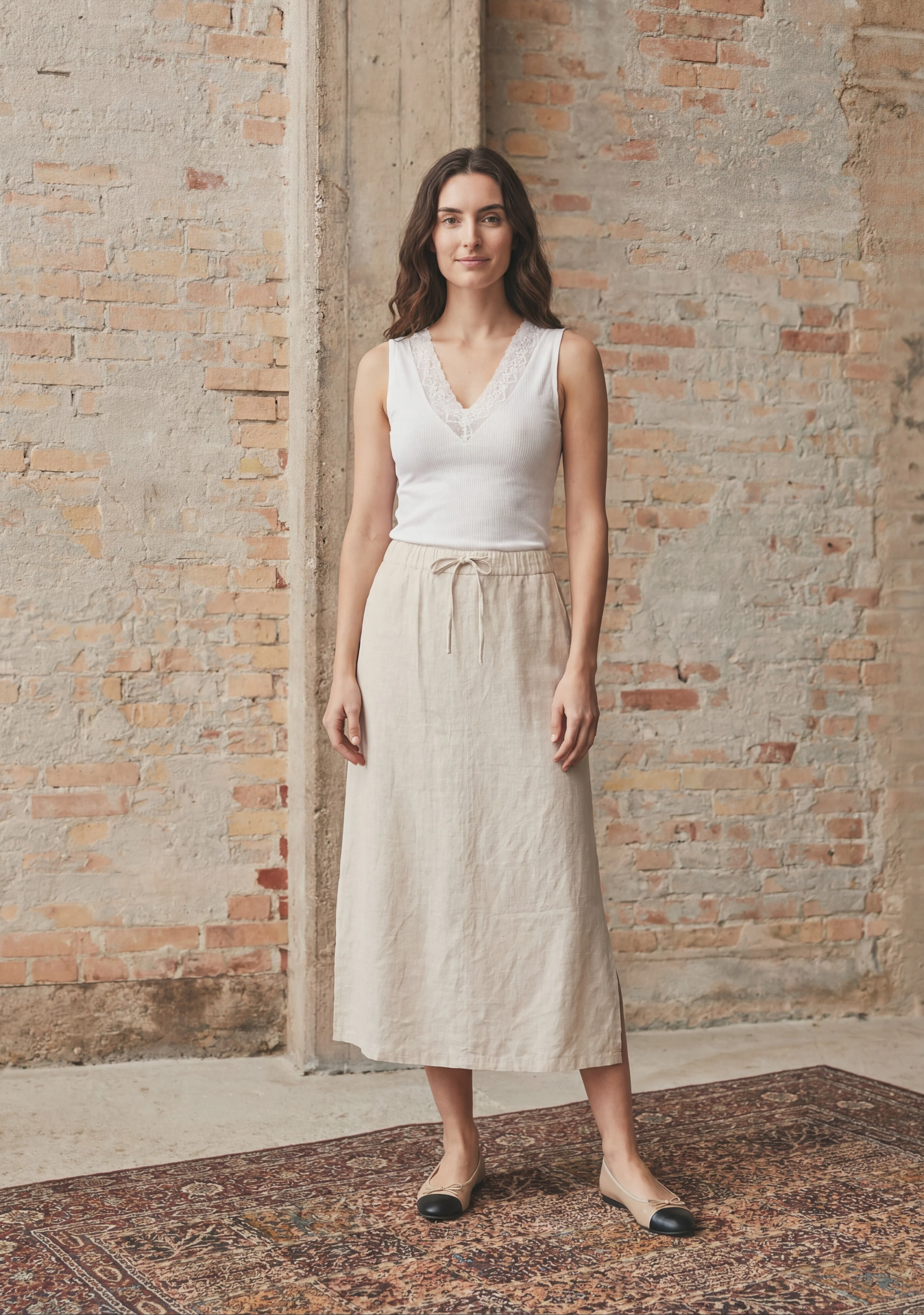 Pearl Skirt - Sand