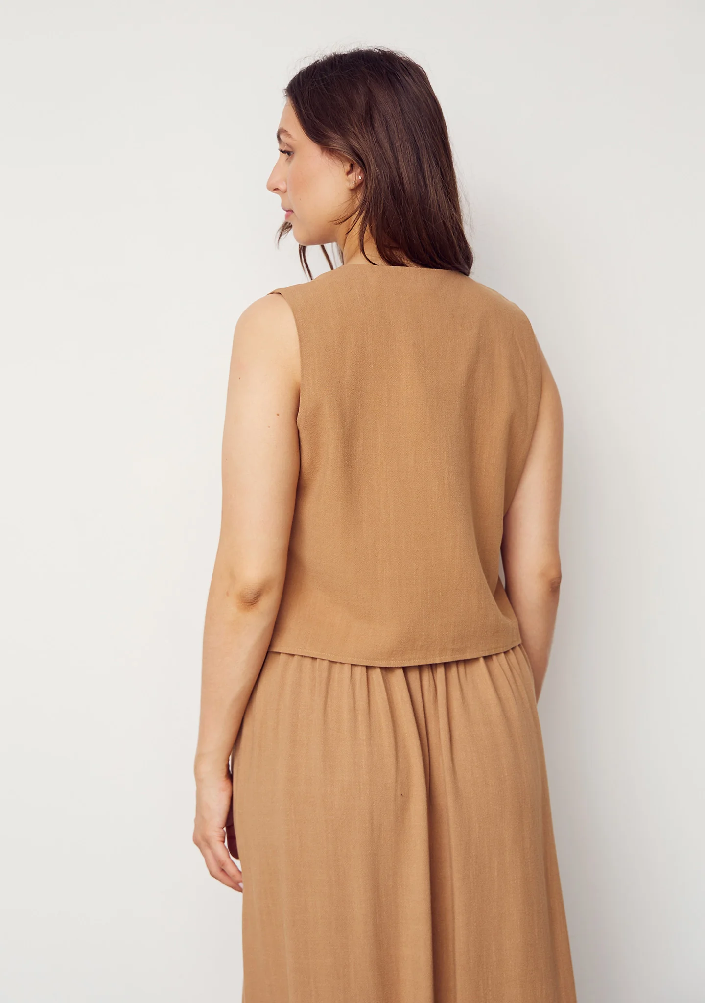 Pearl Waistcoat - Luxury Camel - Image 3