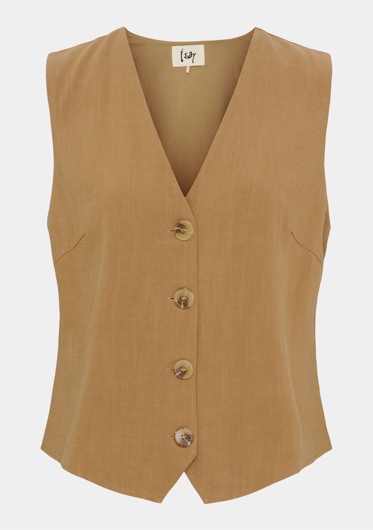 Pearl Waistcoat - Luxury Camel - Image 5