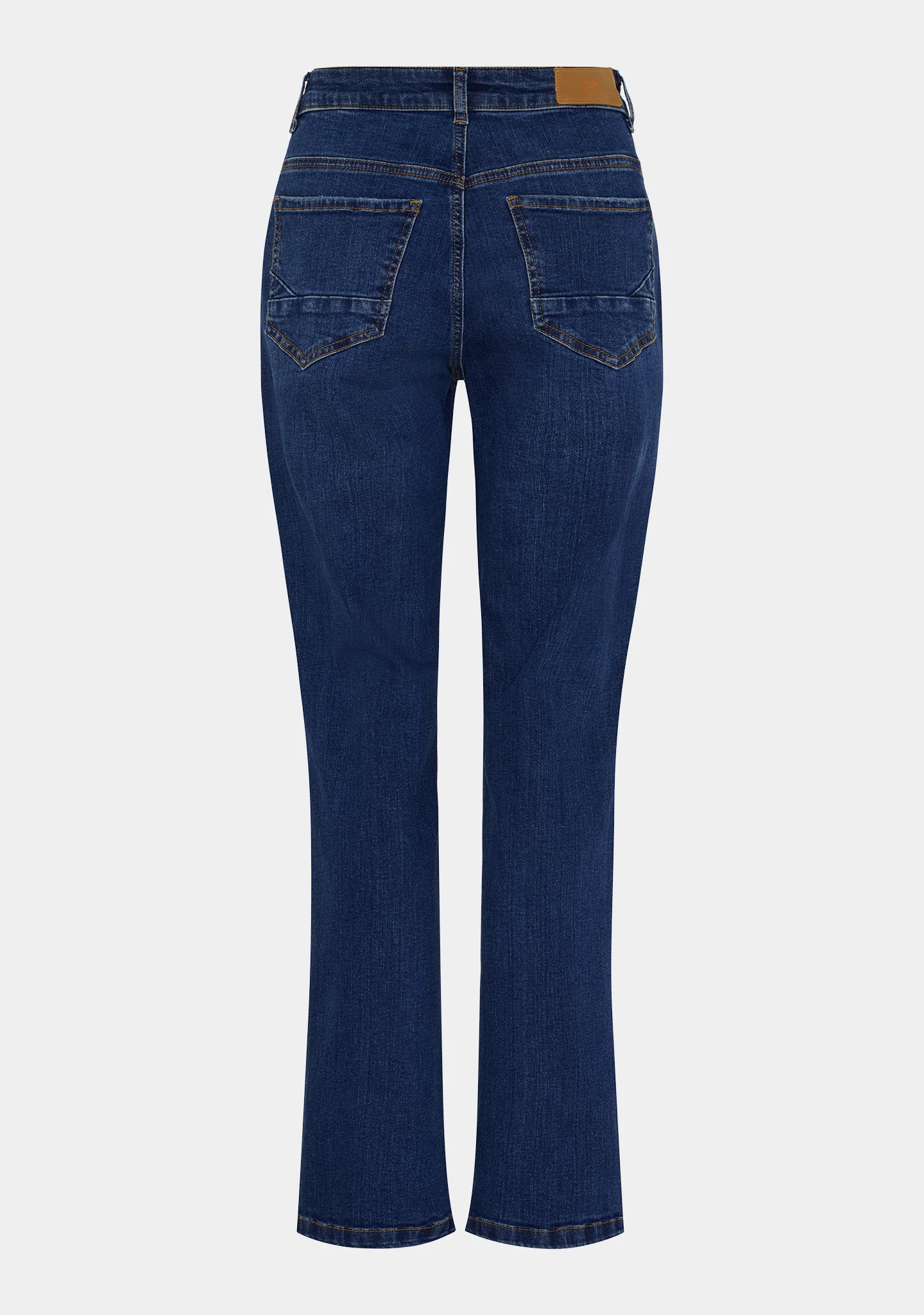 Portofino Straight Jeans - Darker Classic Wash - Image 6