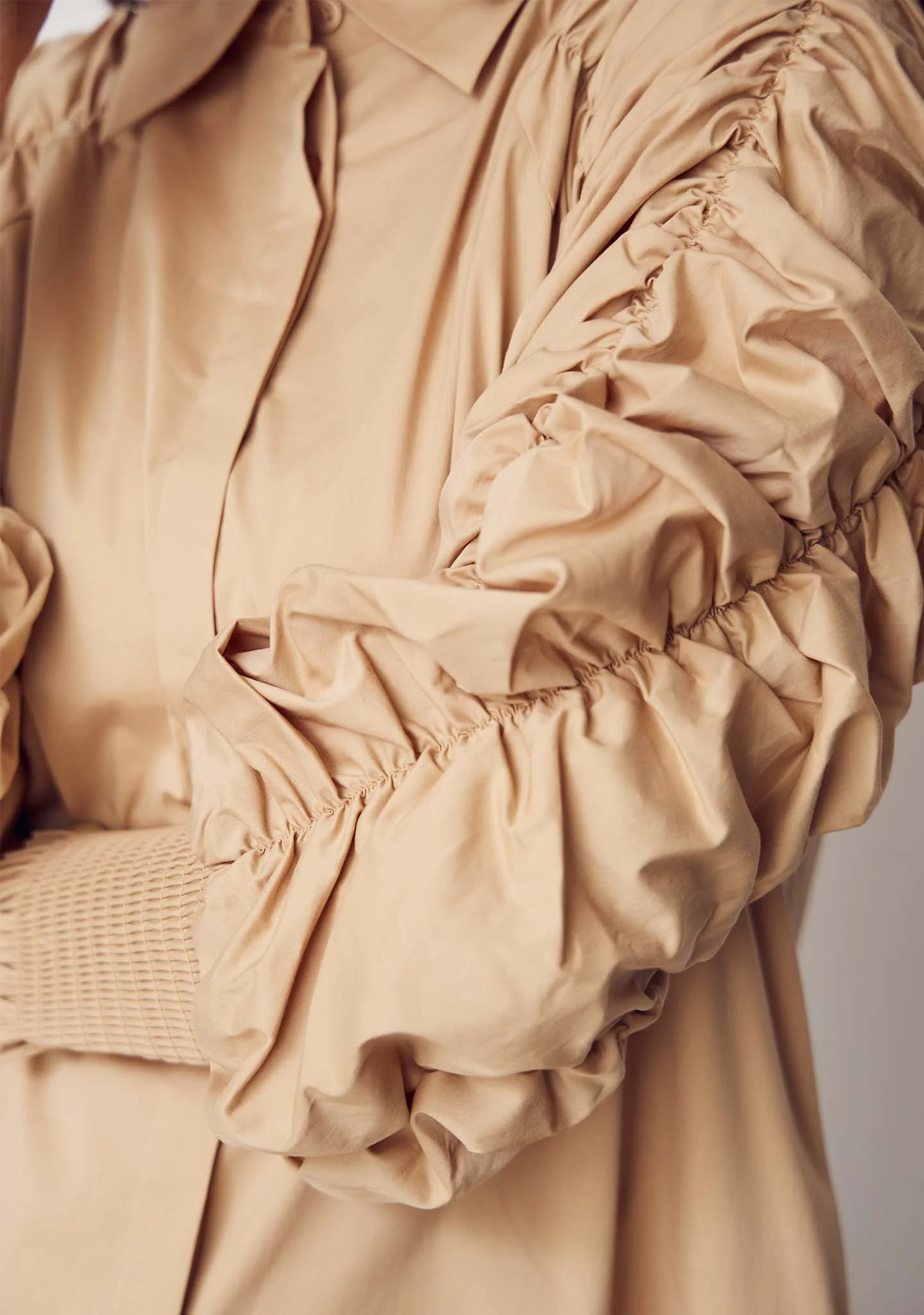 Sigga Deco Dress - Camel - Image 3