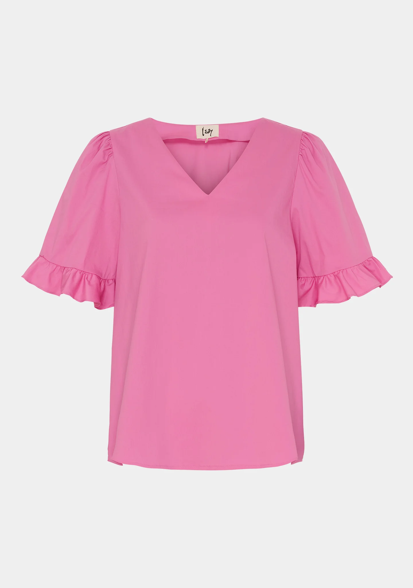 Sigga Flounce Blouse - Fresh Pink - Image 4