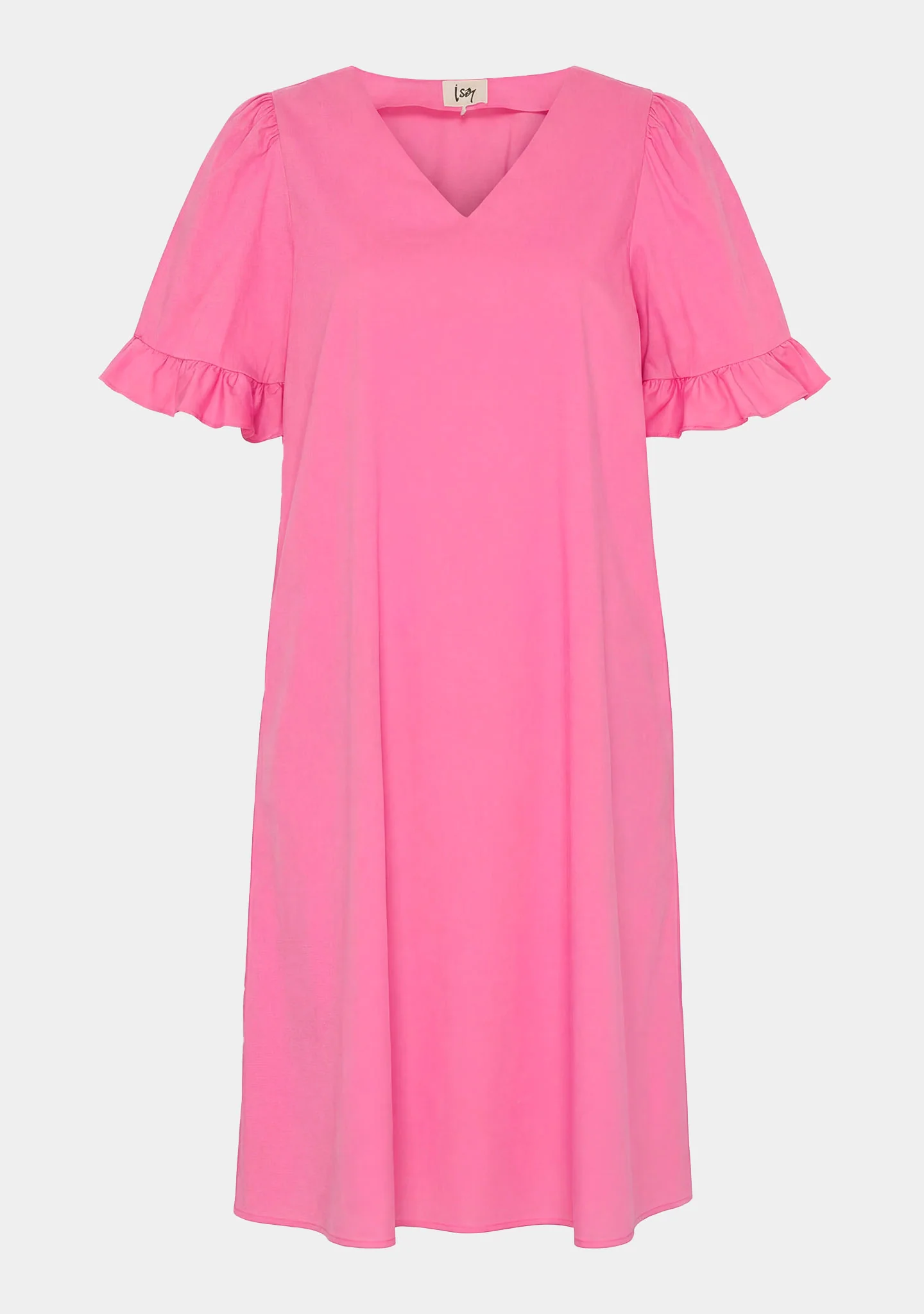Sigga Flounce Dress - Fresh Pink - Image 3