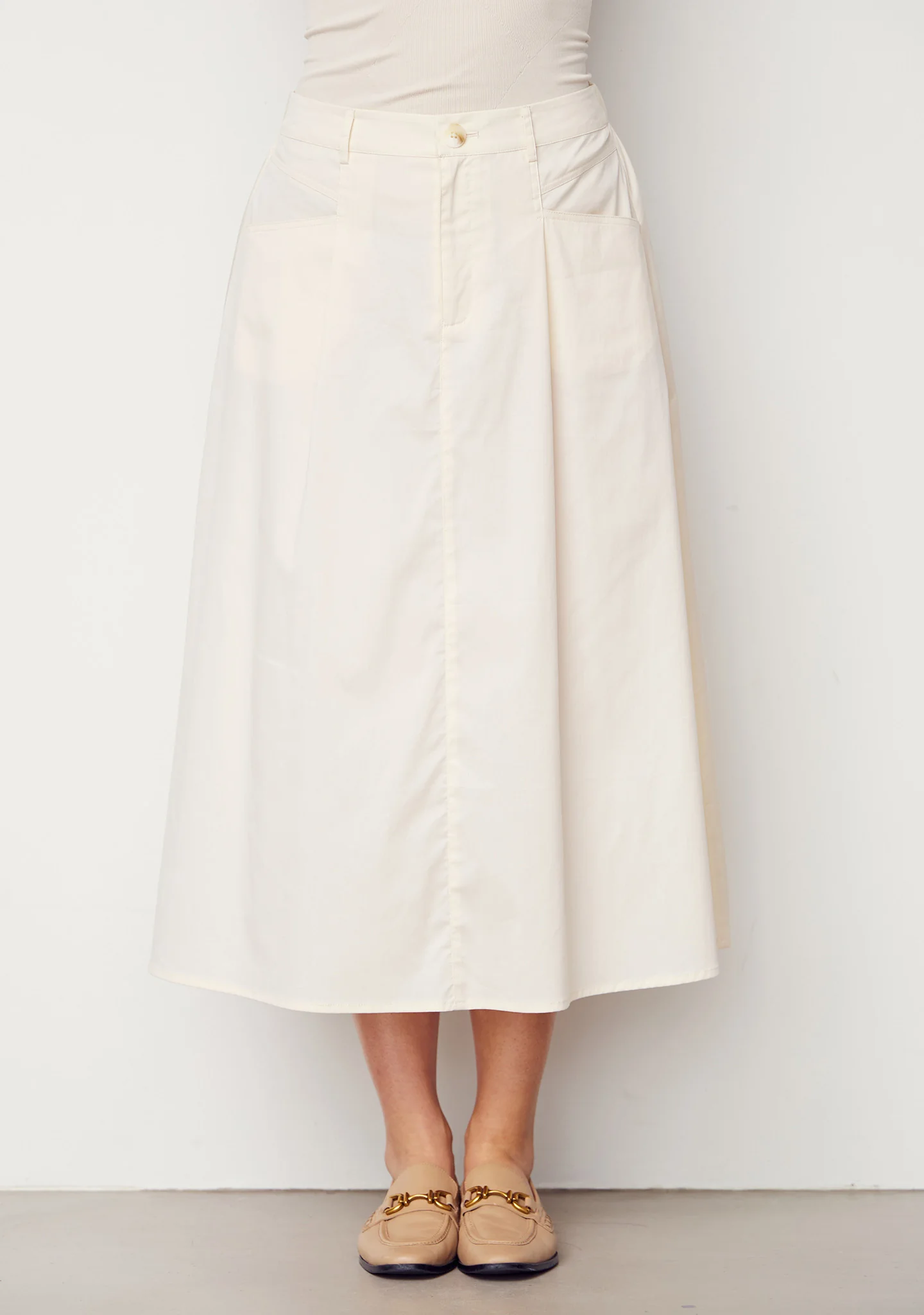 Sigga Long Skirt - Cream