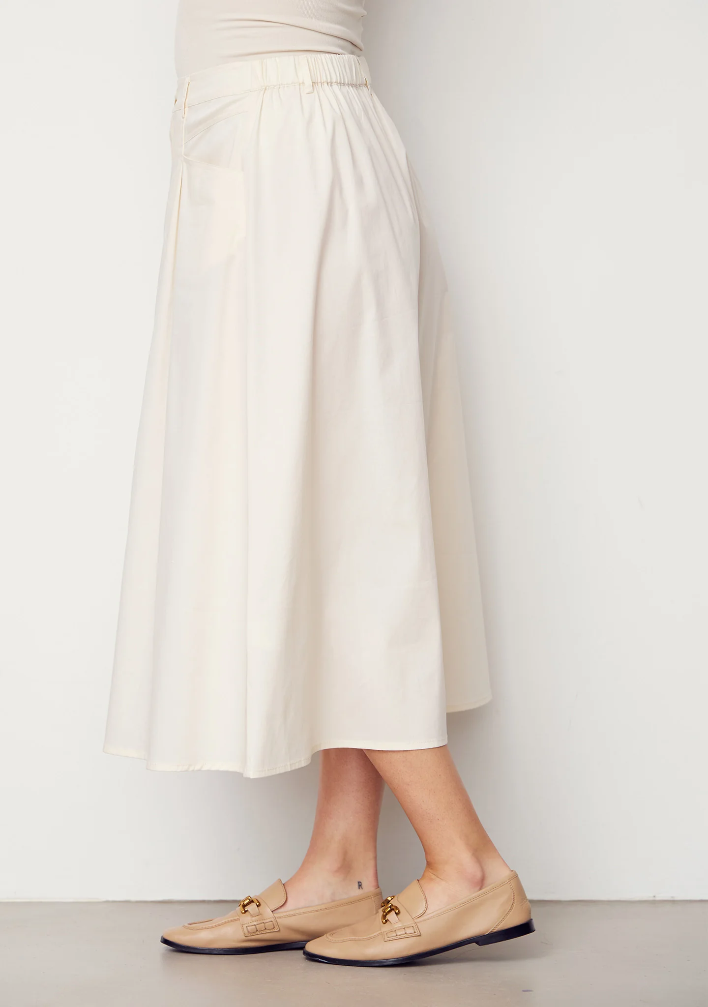 Sigga Long Skirt - Cream - Image 2