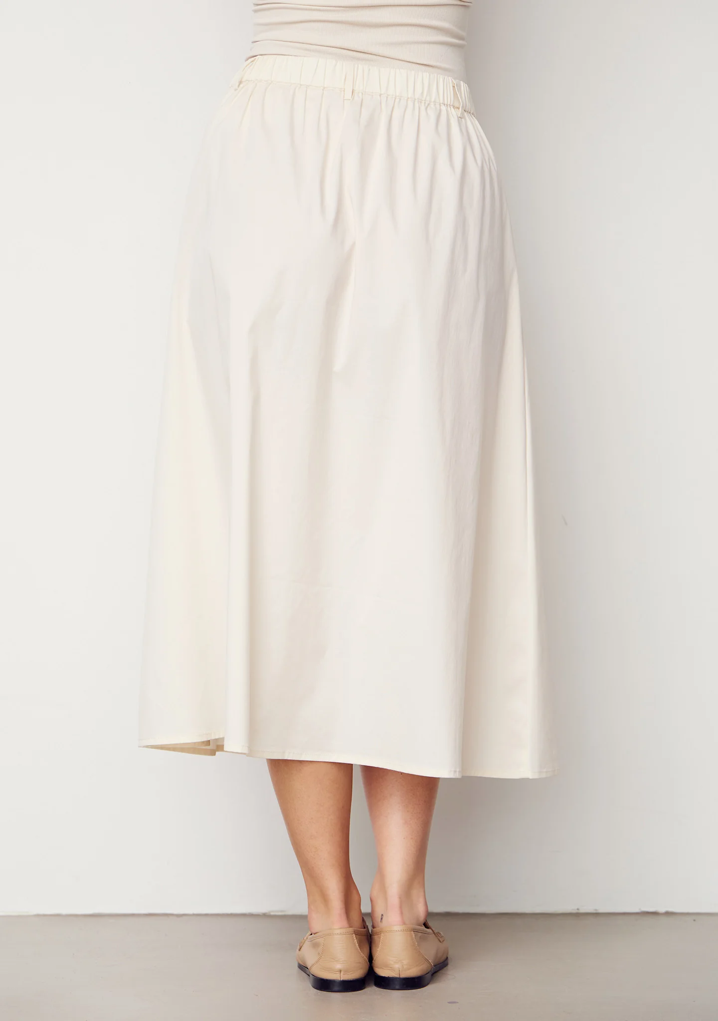 Sigga Long Skirt - Cream - Image 3