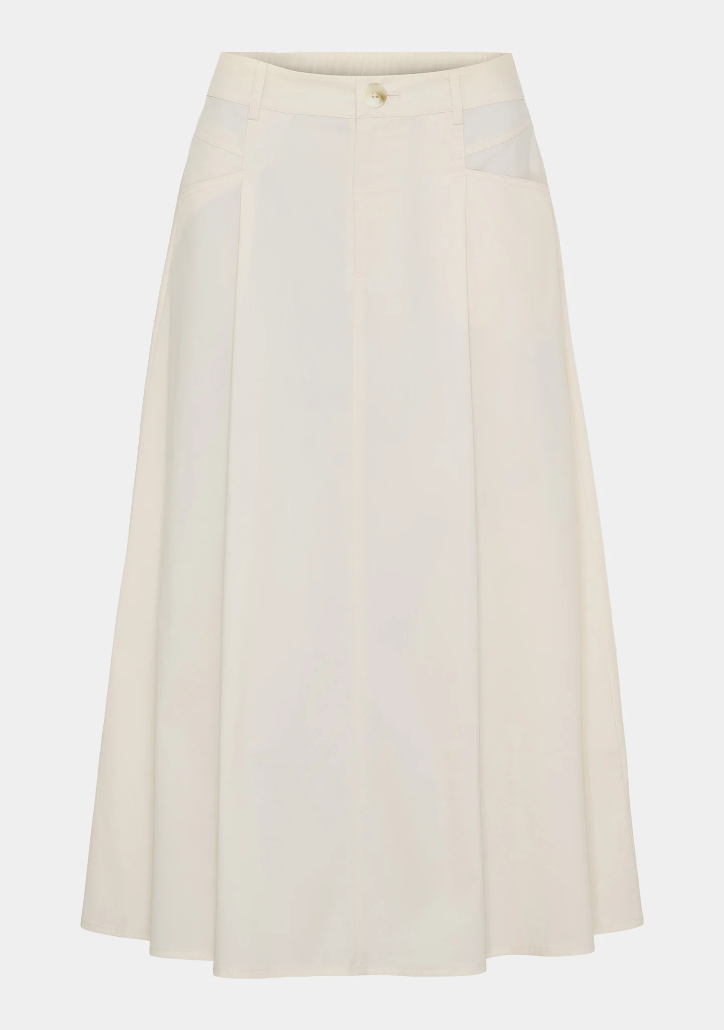 Sigga Long Skirt - Cream - Image 6