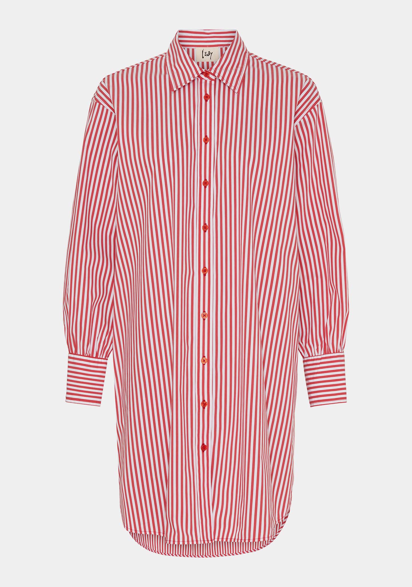 Sigga Striped Tunic - Fresh Red Stripes - Image 4