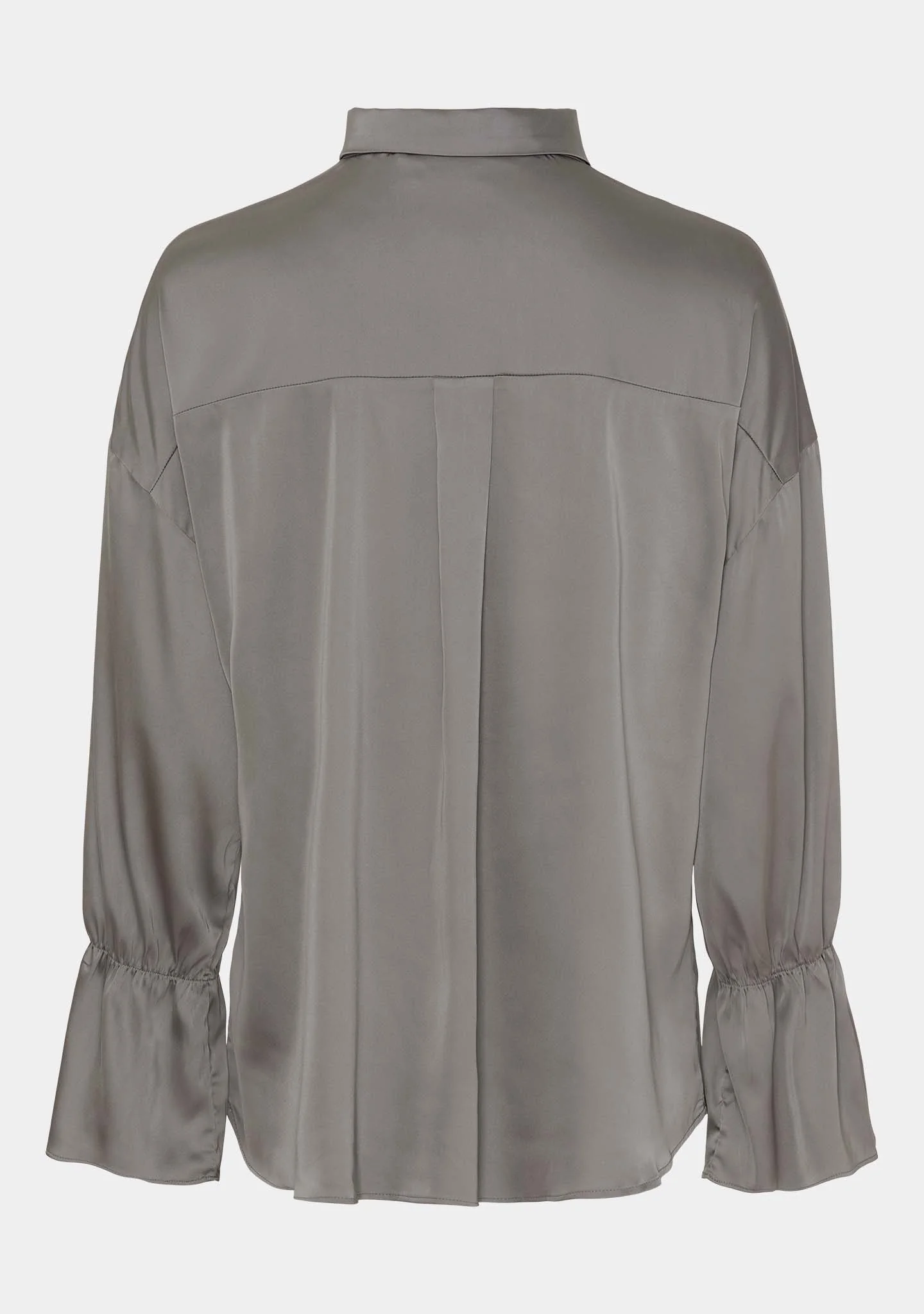 Steff Flounce Shirt - Grey - Image 5