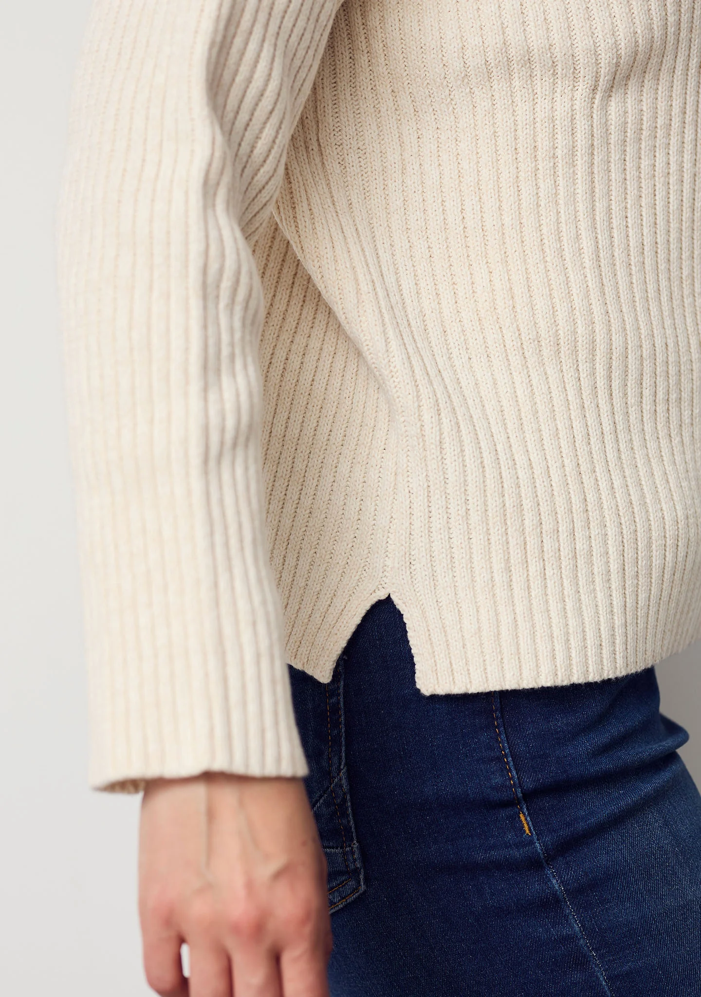 Tine Highneck Pullover - Desert Melange - Image 4