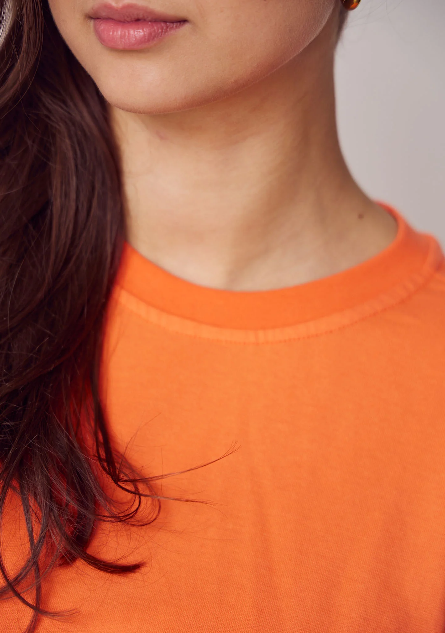 Tinni Basic T-Shirt - Warm Orange - Image 3
