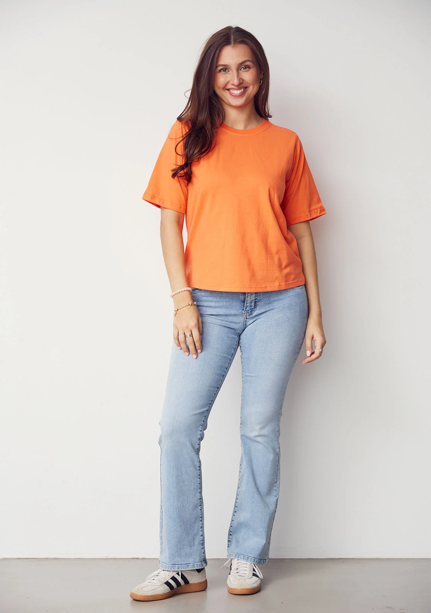 Tinni Basic T-Shirt - Warm Orange - Image 4