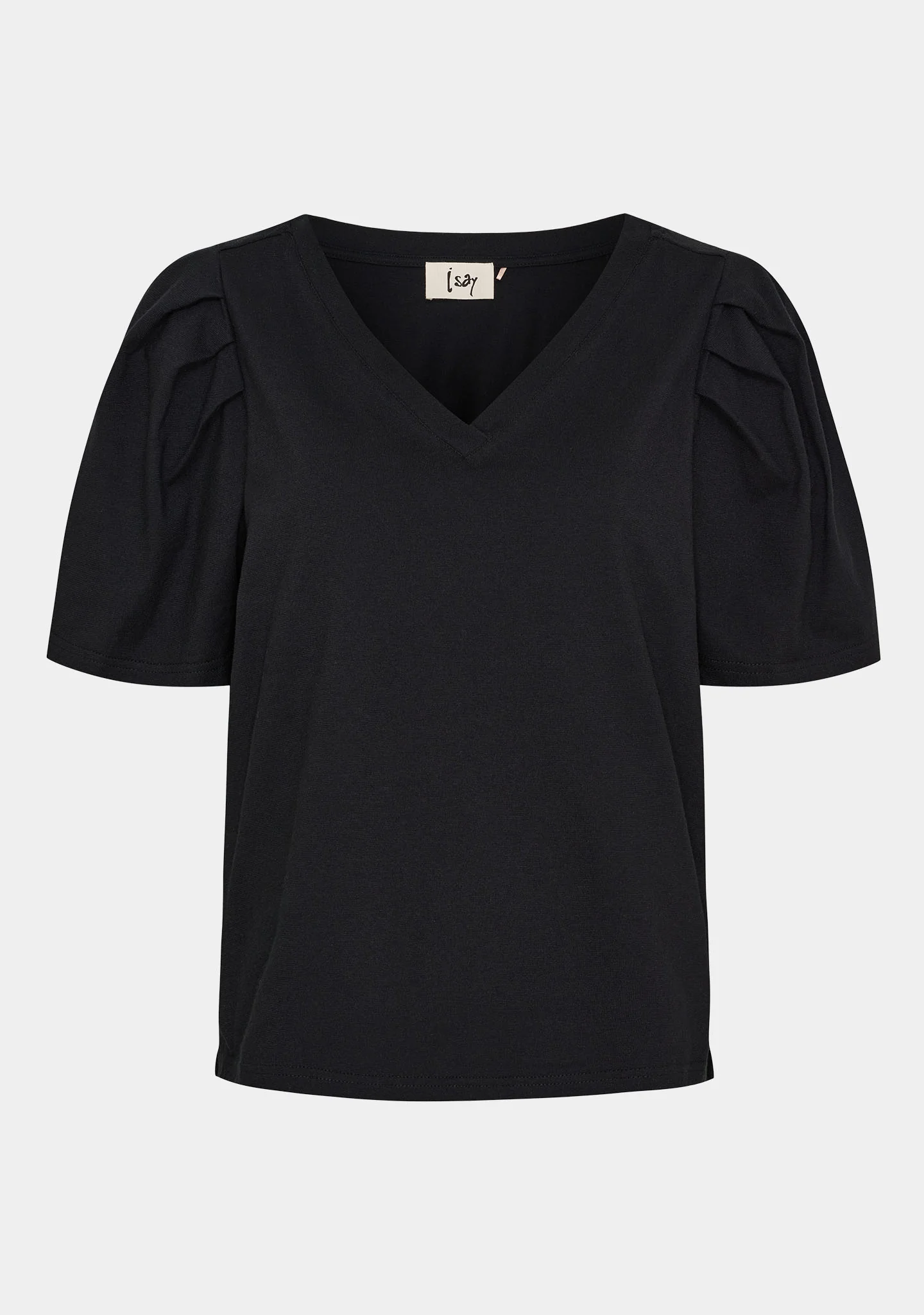 Tinni V-Neck T-Shirt - Black - Image 5