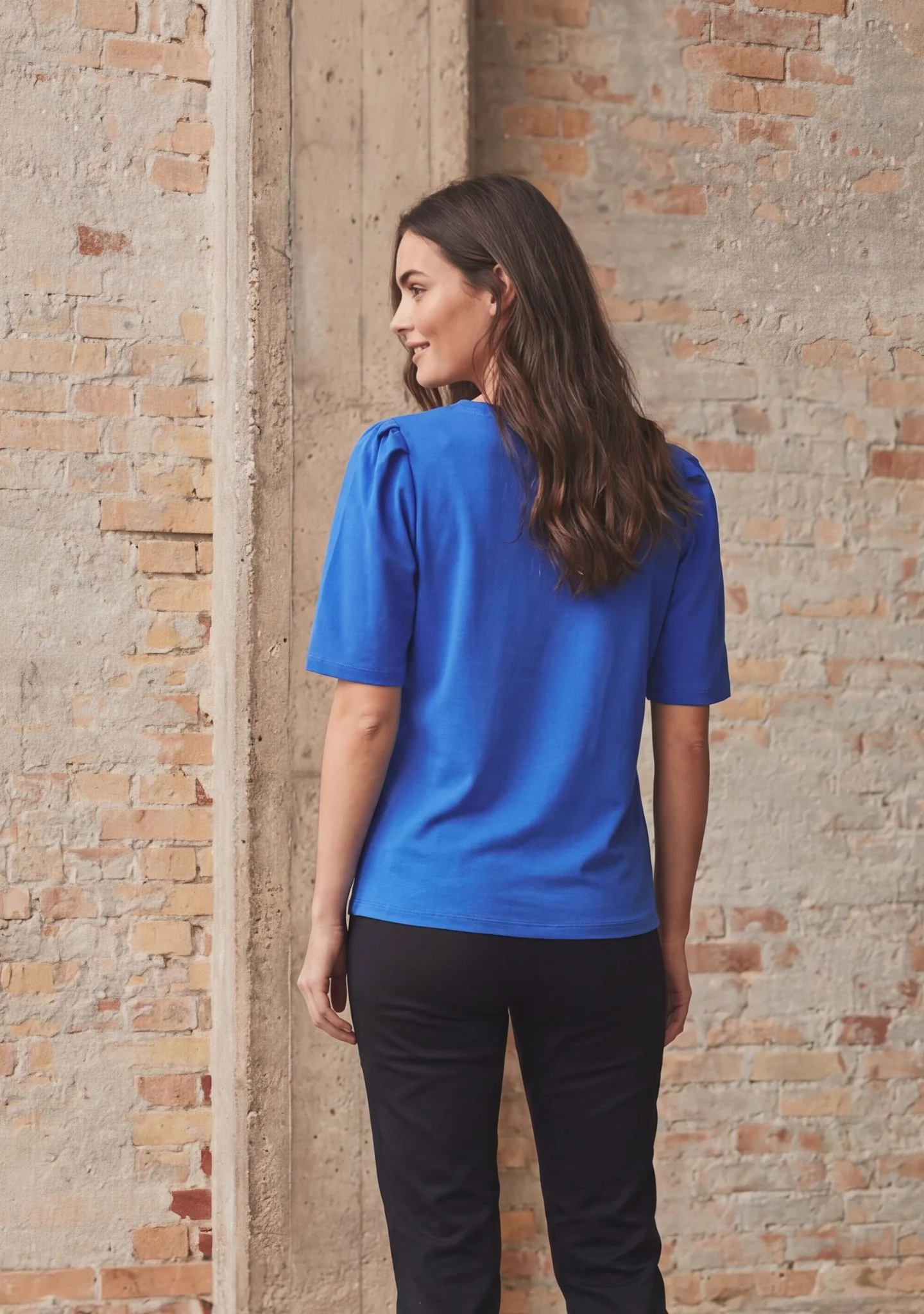 Tinni V-Neck T-Shirt - Jeans blue - Image 4