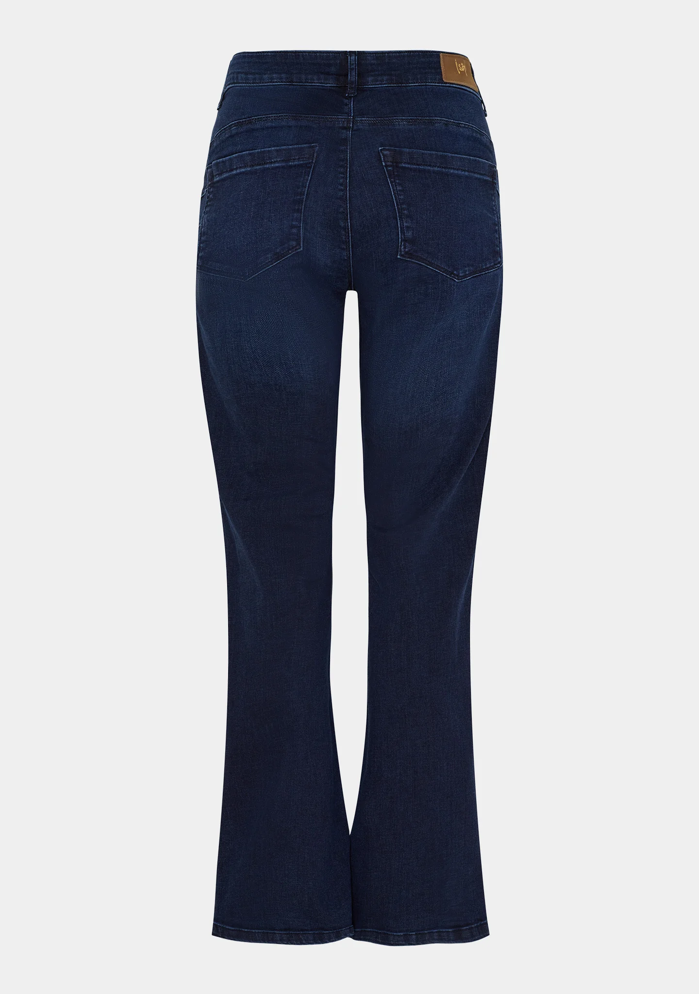 Verona Flare Jeans - Dark Basic Wash - Image 8