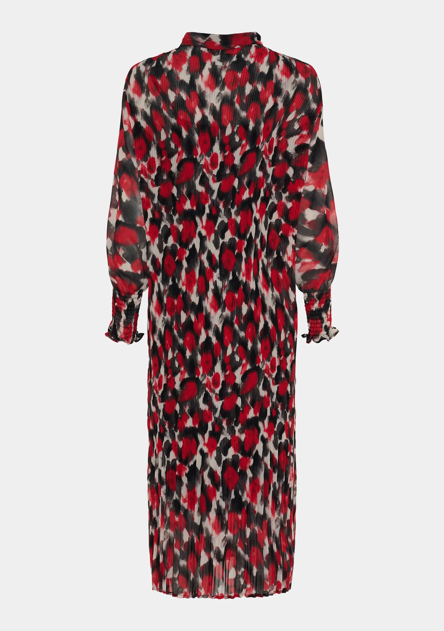 Vibse Long Dress - Red Abstraction - Image 3