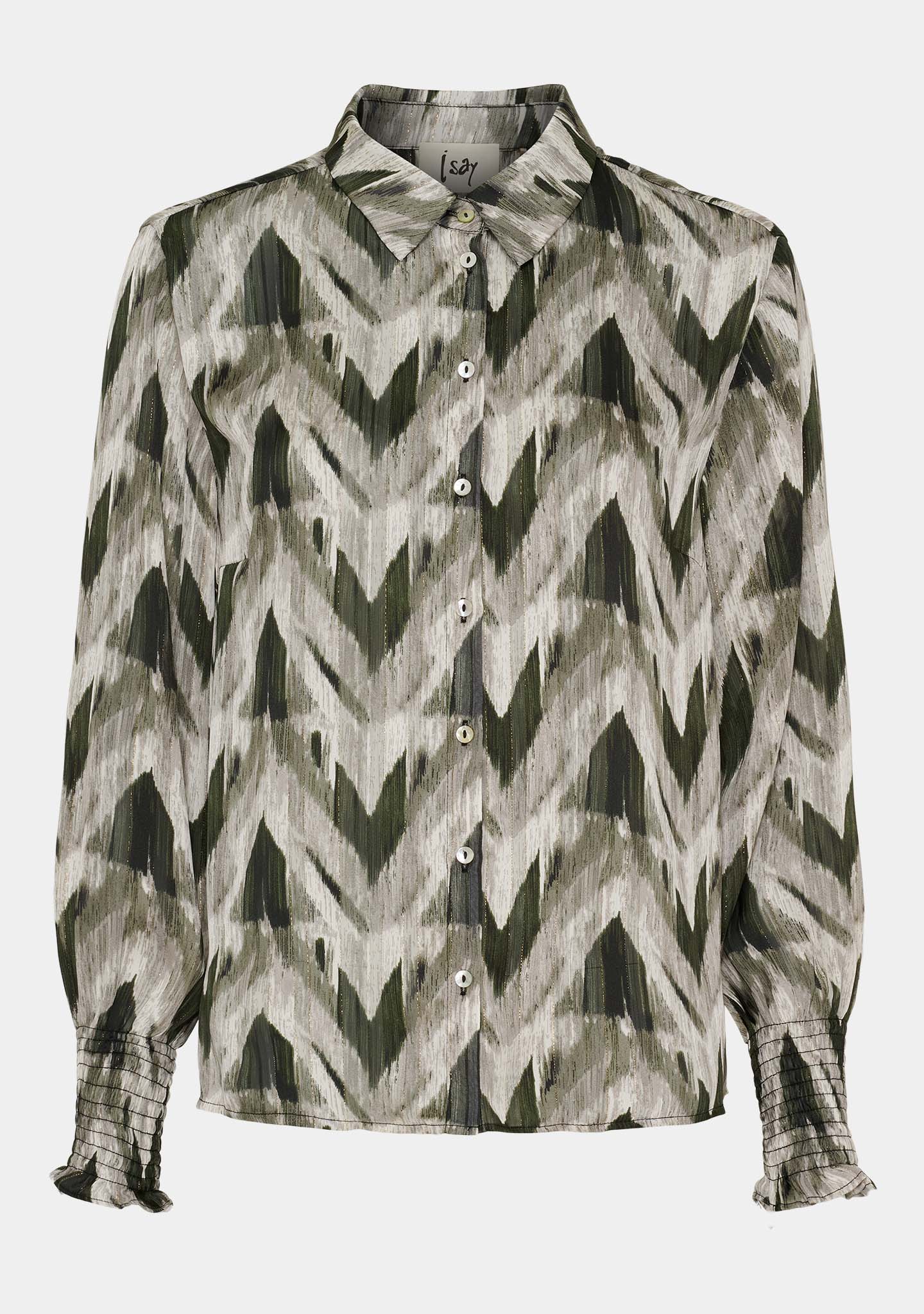 Vibse Shirt - Khaki ZigZag - Image 4